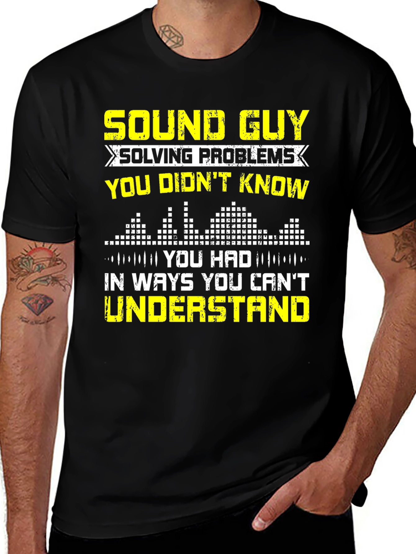 Sound Guy Graphic Tee - Solving Problems T-Shirt