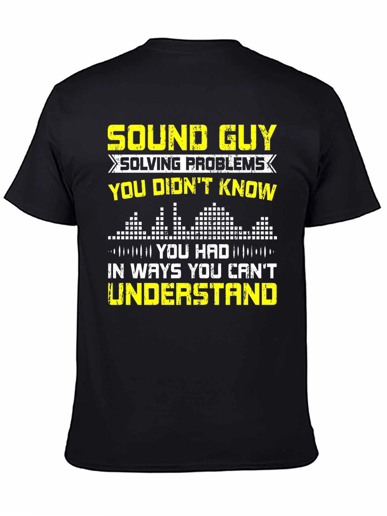 Sound Guy Graphic Tee - Solving Problems T-Shirt