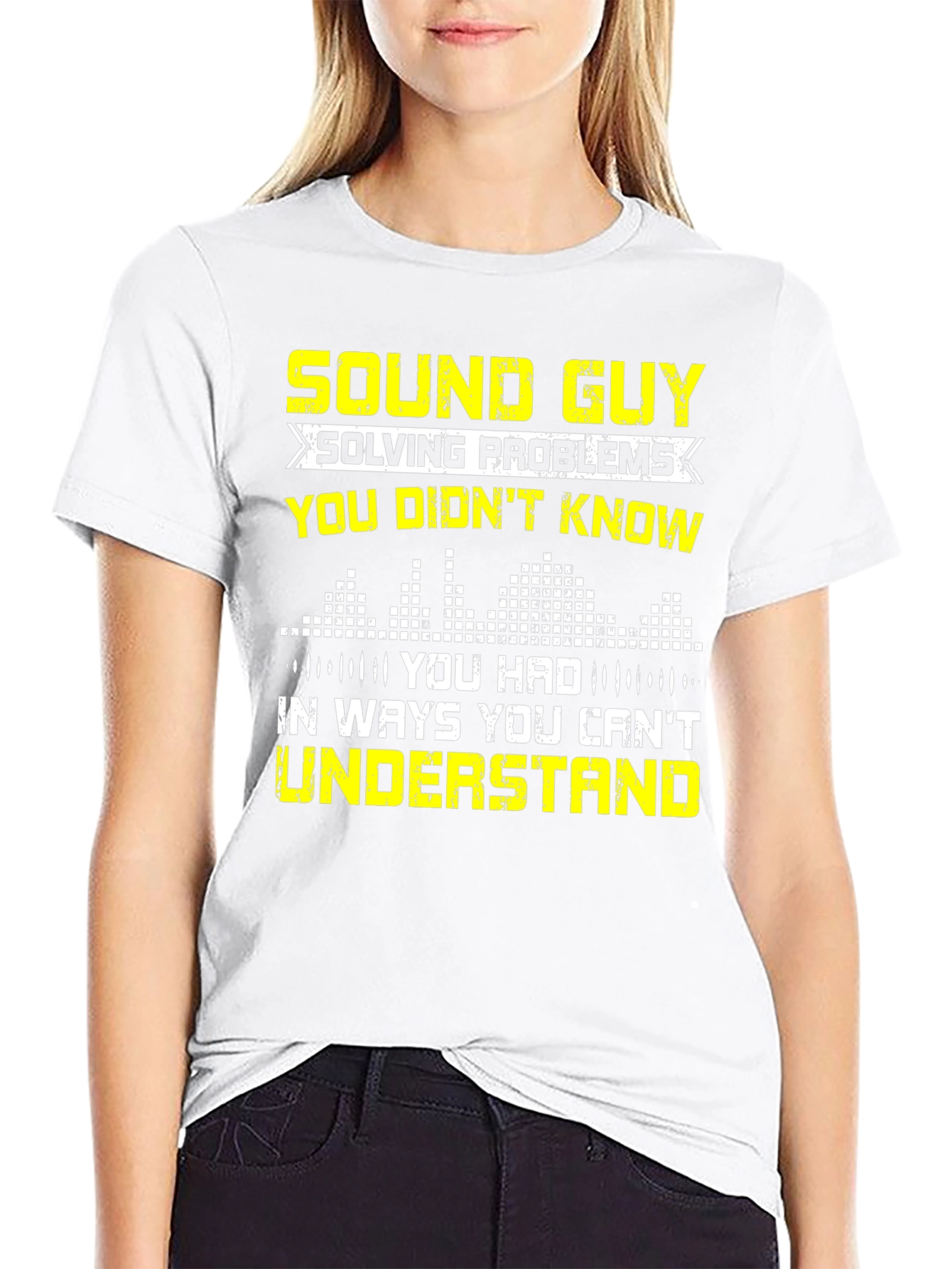 Sound Guy Graphic Tee - Solving Problems T-Shirt