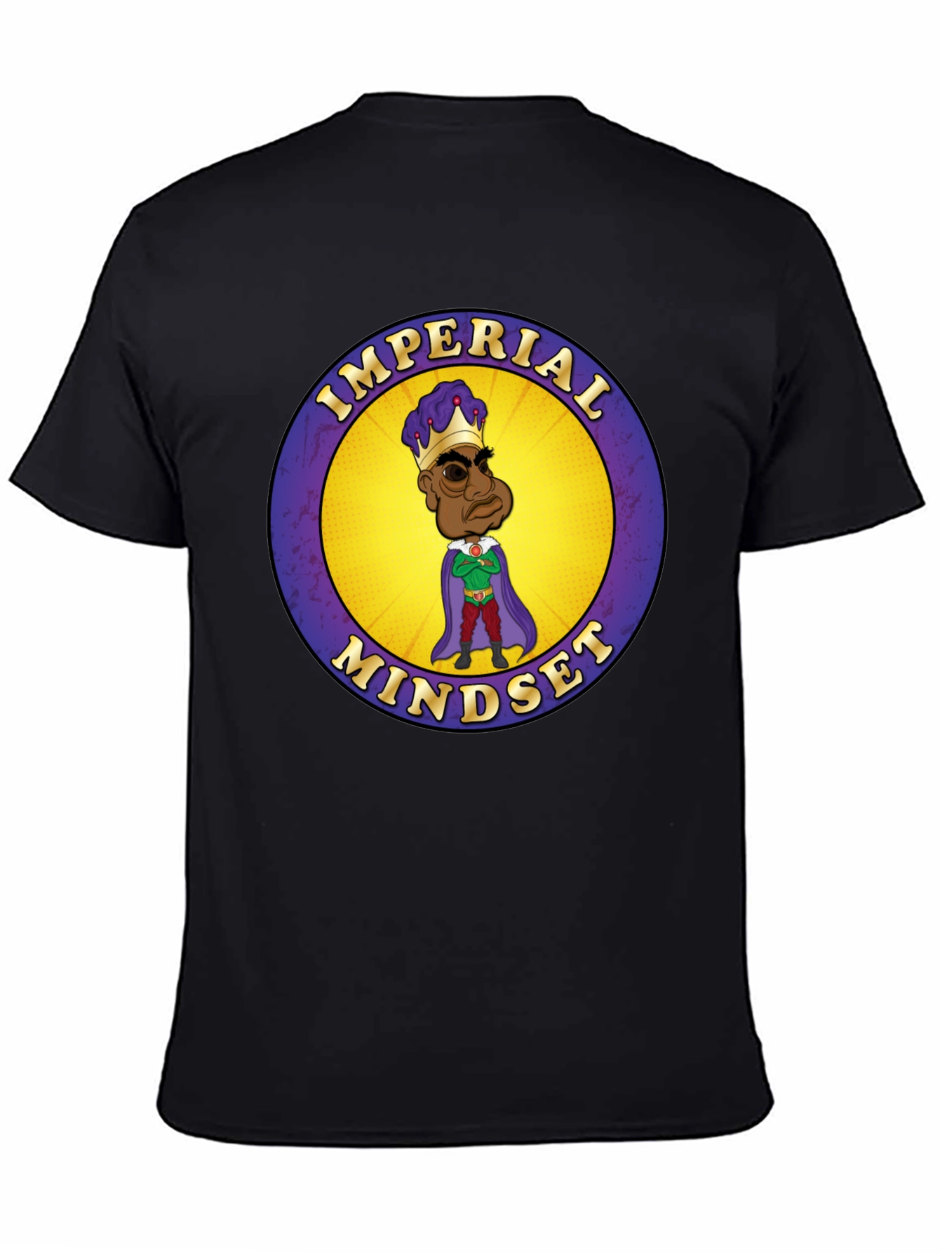 Imperial Mindset Graphic Tee - Black Cotton T-Shirt