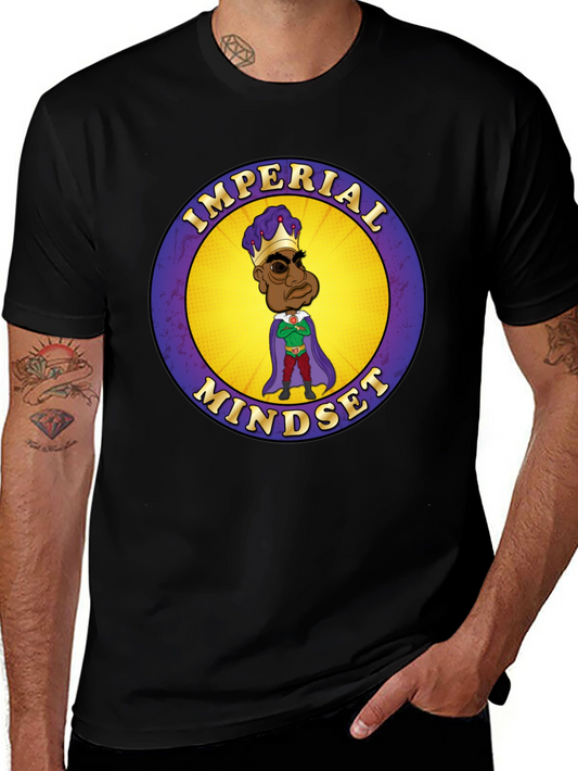 Imperial Mindset Graphic Tee - Black Cotton T-Shirt