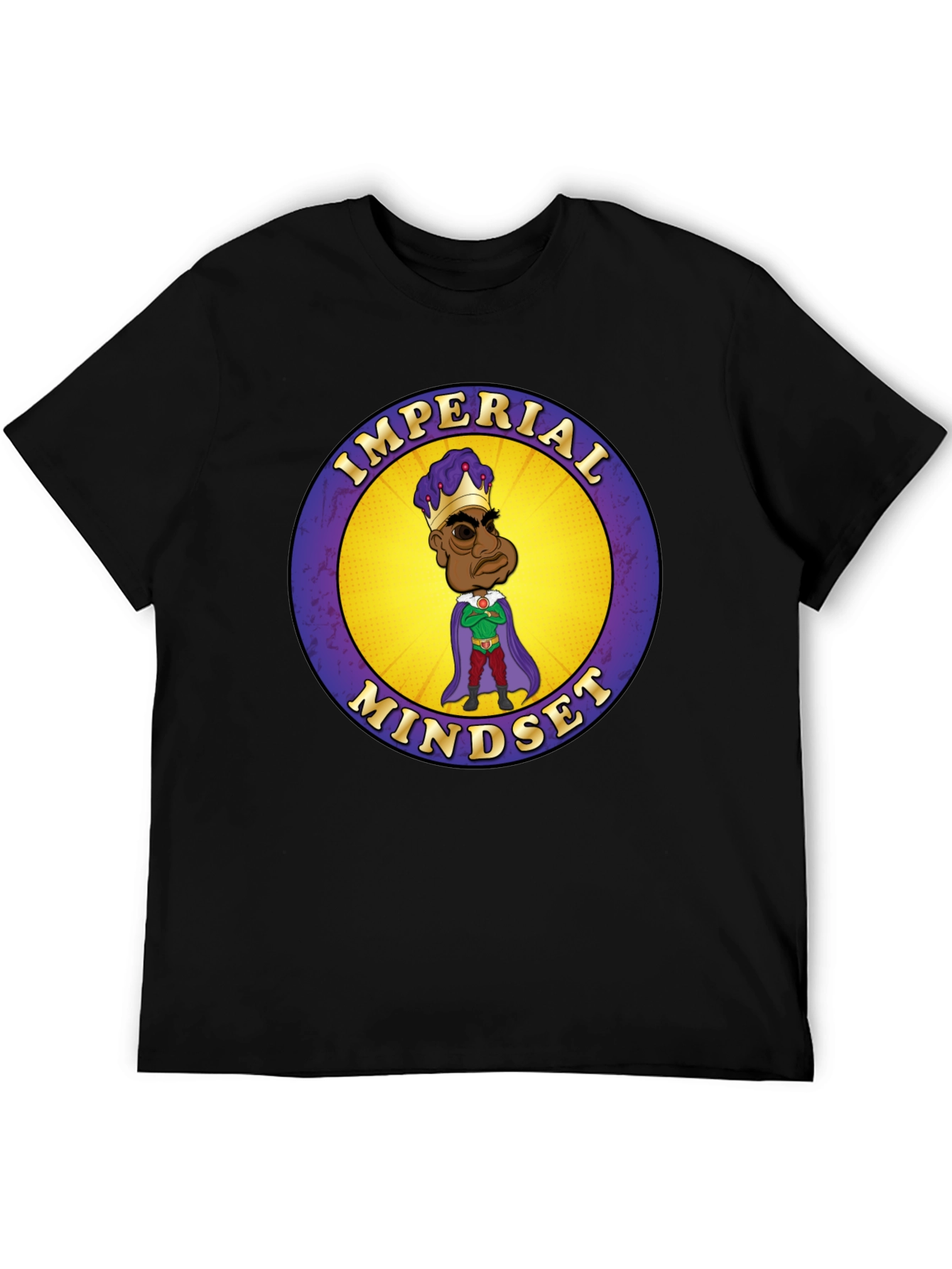 Imperial Mindset Graphic Tee - Black Cotton T-Shirt