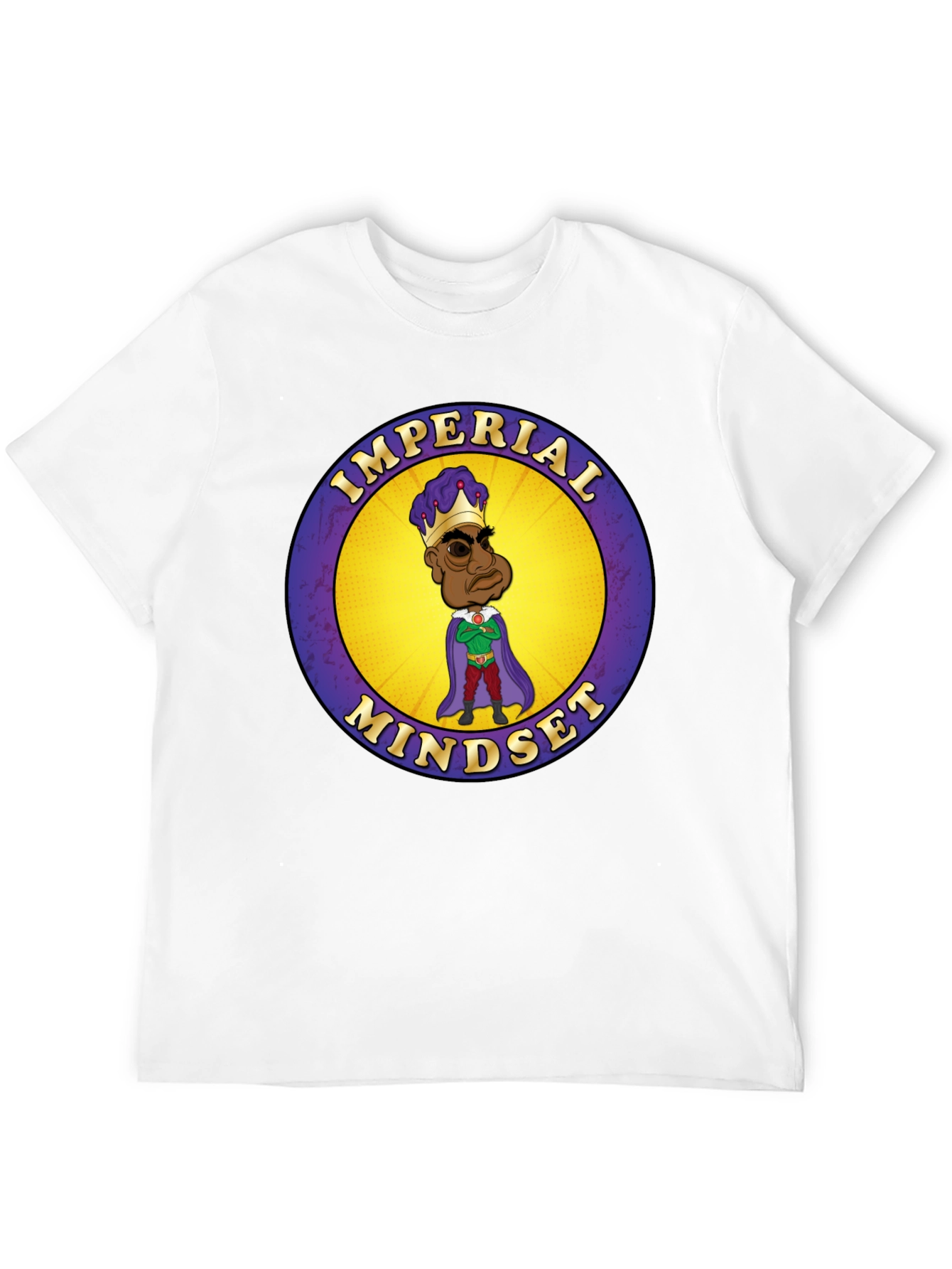 Imperial Mindset Graphic Tee - Black Cotton T-Shirt