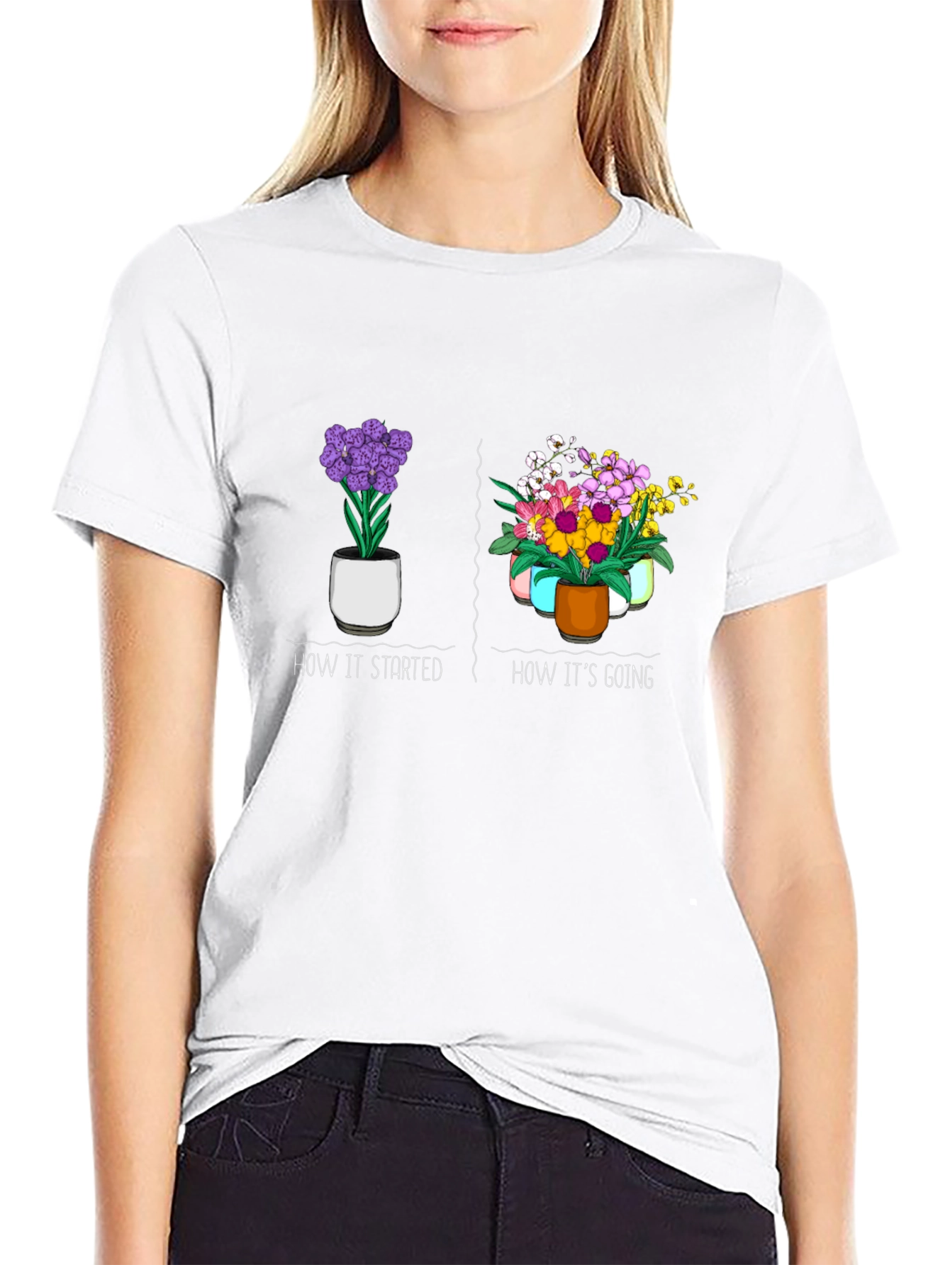 How It Started Flower T-Shirt