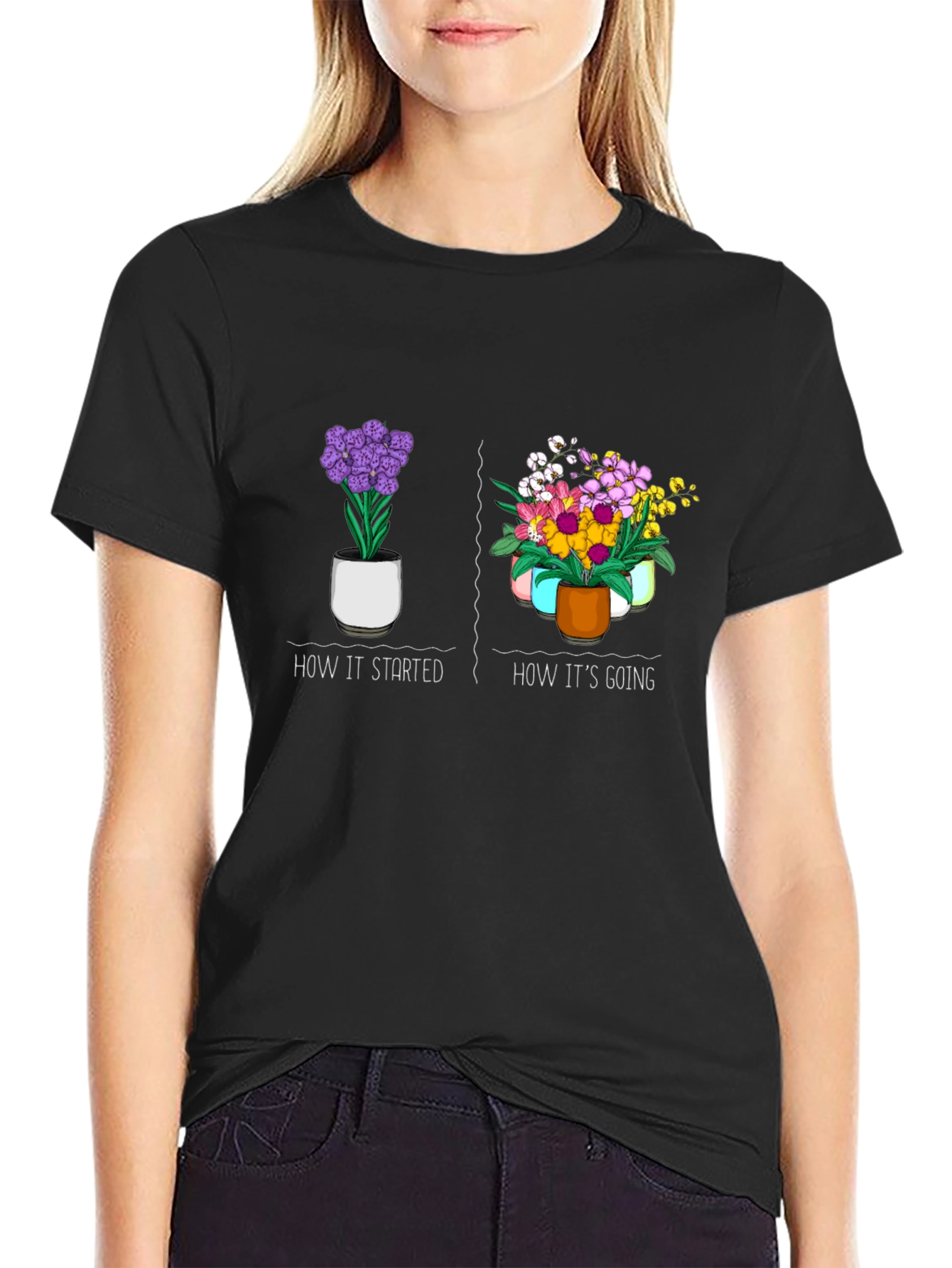 How It Started Flower T-Shirt