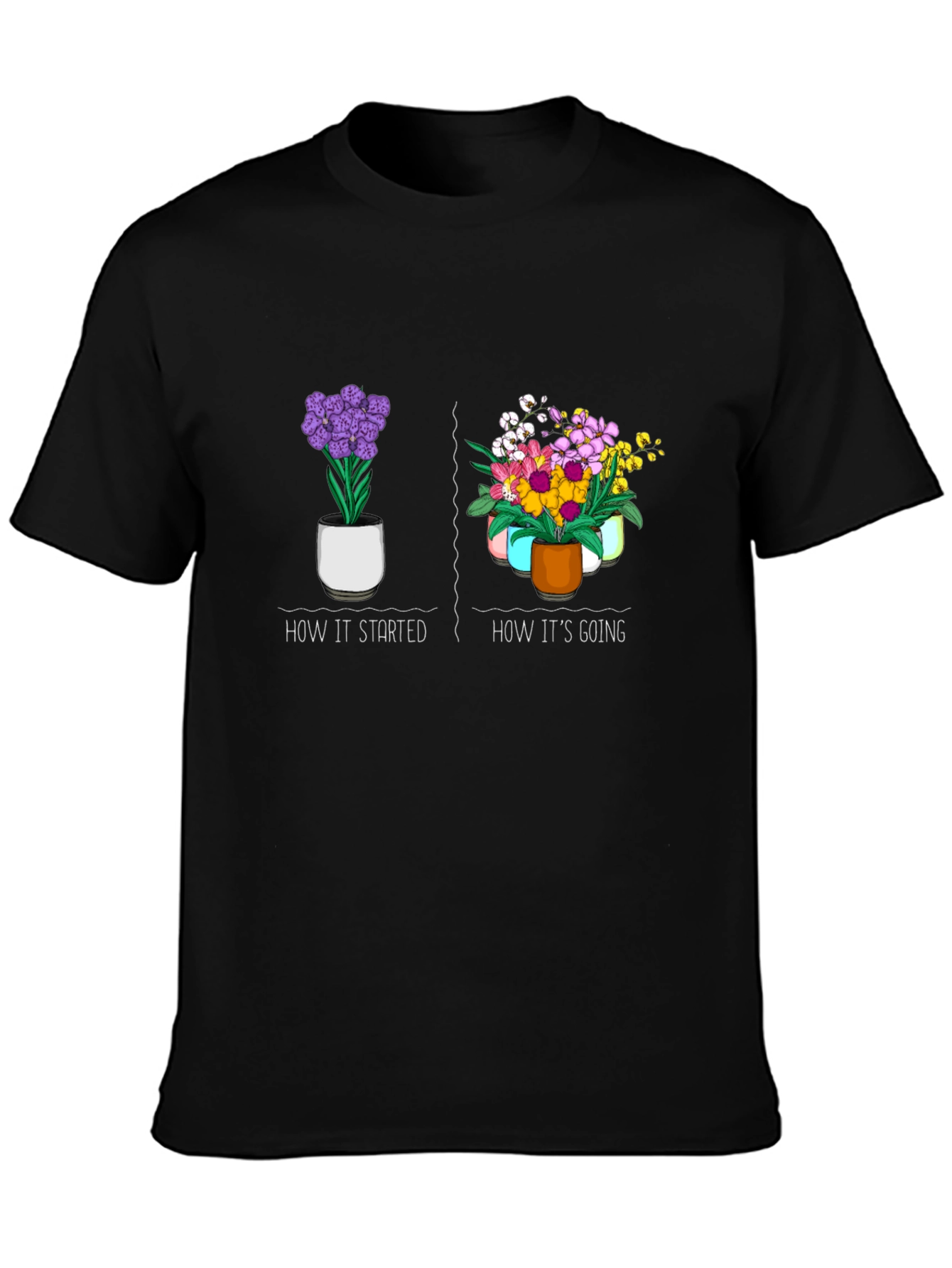 How It Started Flower T-Shirt