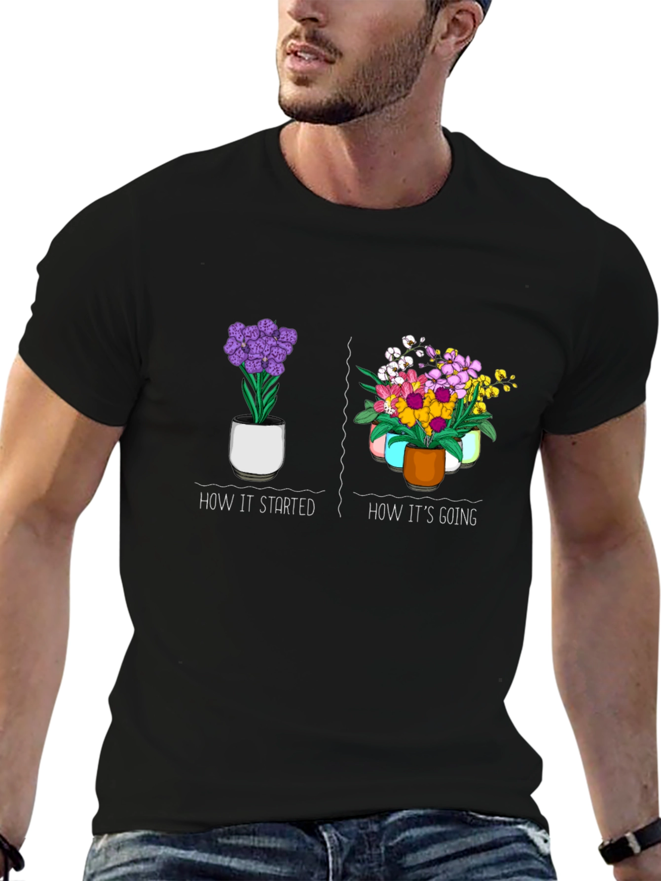 How It Started Flower T-Shirt