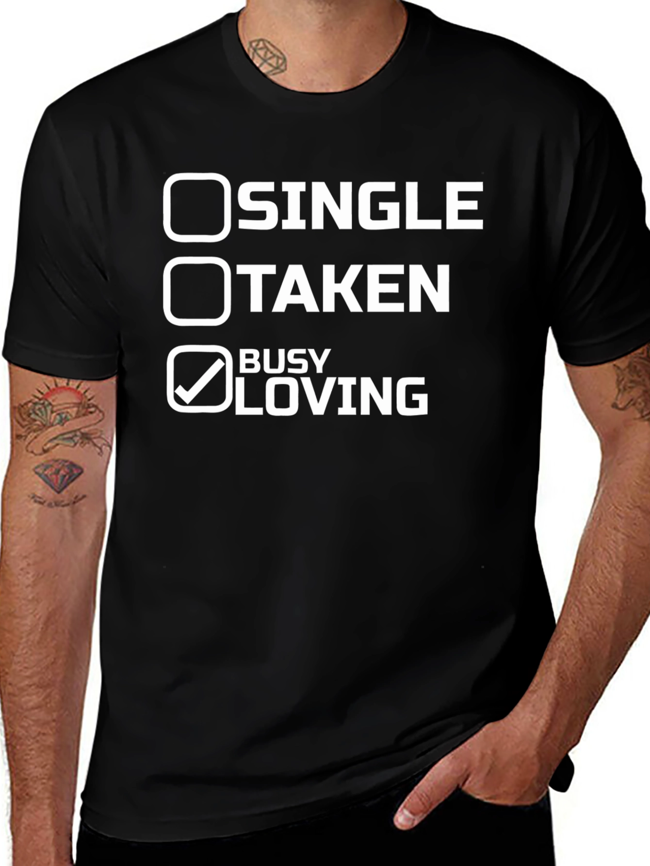 Busy Loving Graphic T-Shirt - Soft Cotton Tee