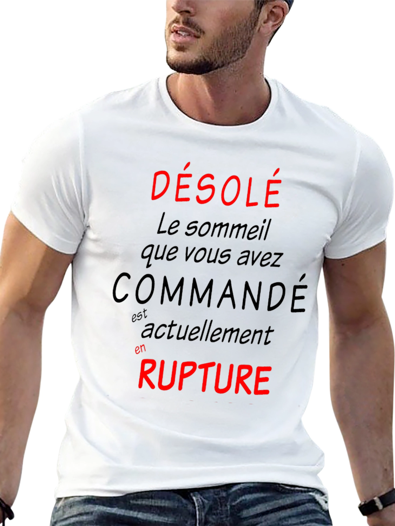 Sleep Deprived French T-Shirt
