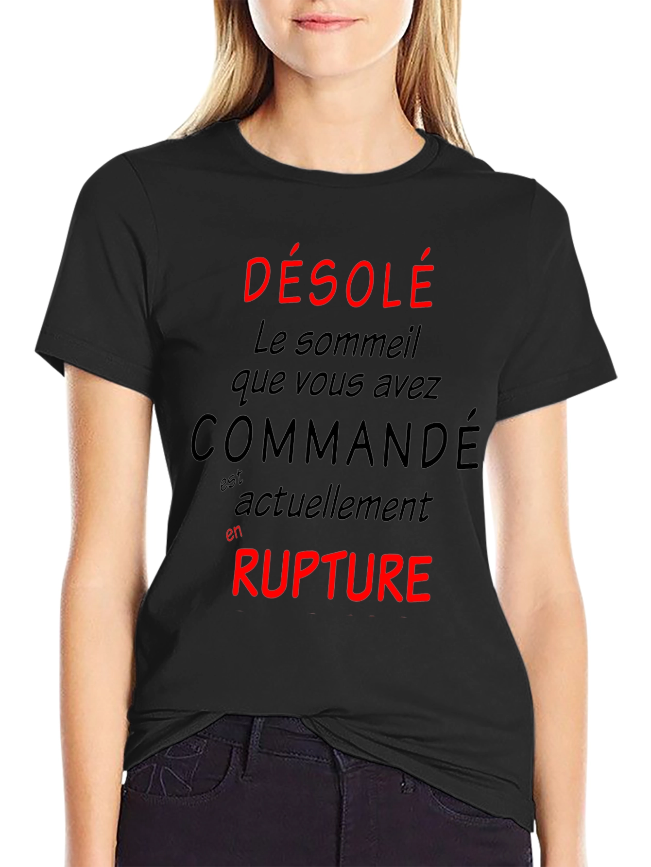 Sleep Deprived French T-Shirt