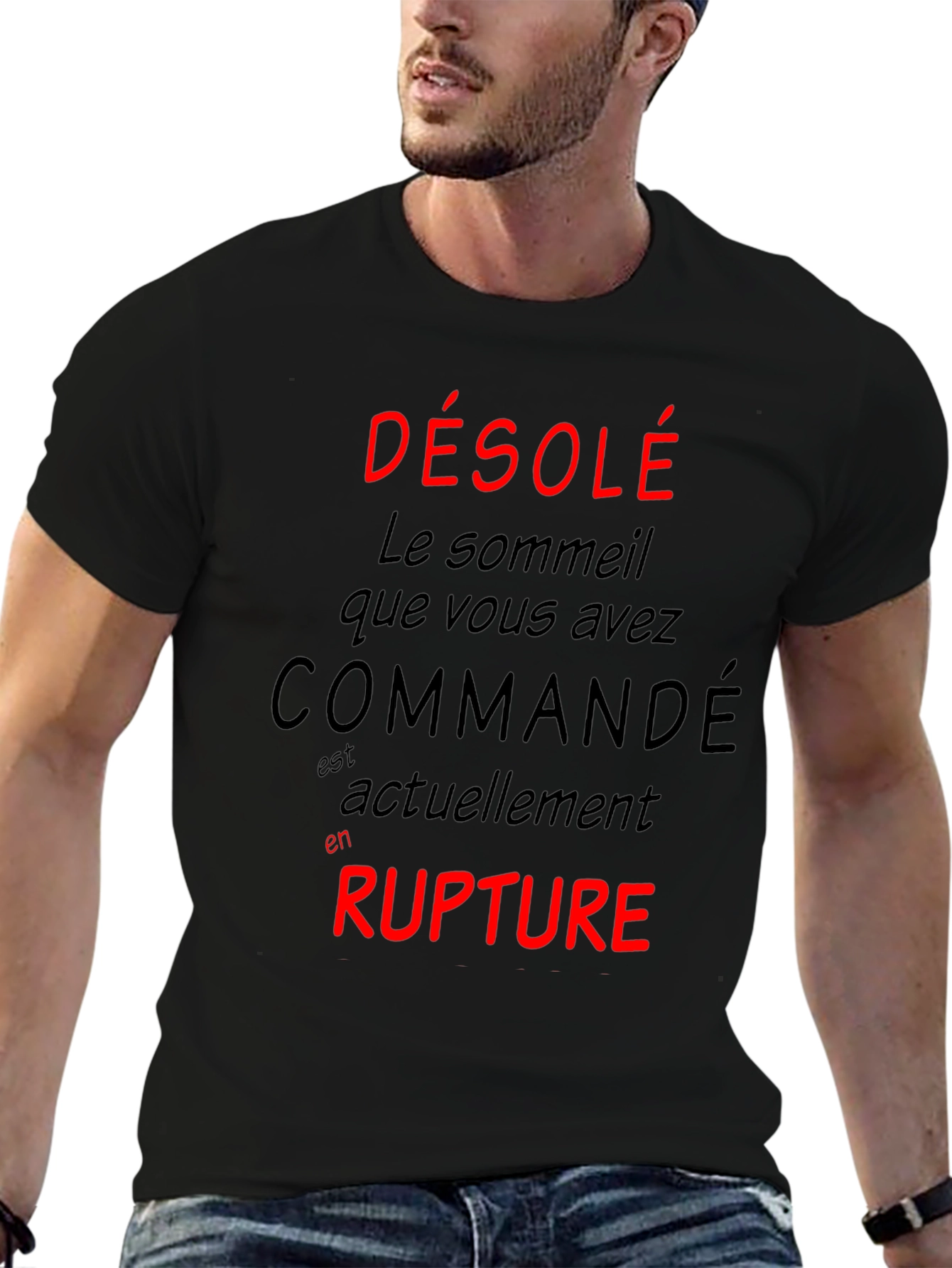 Sleep Deprived French T-Shirt