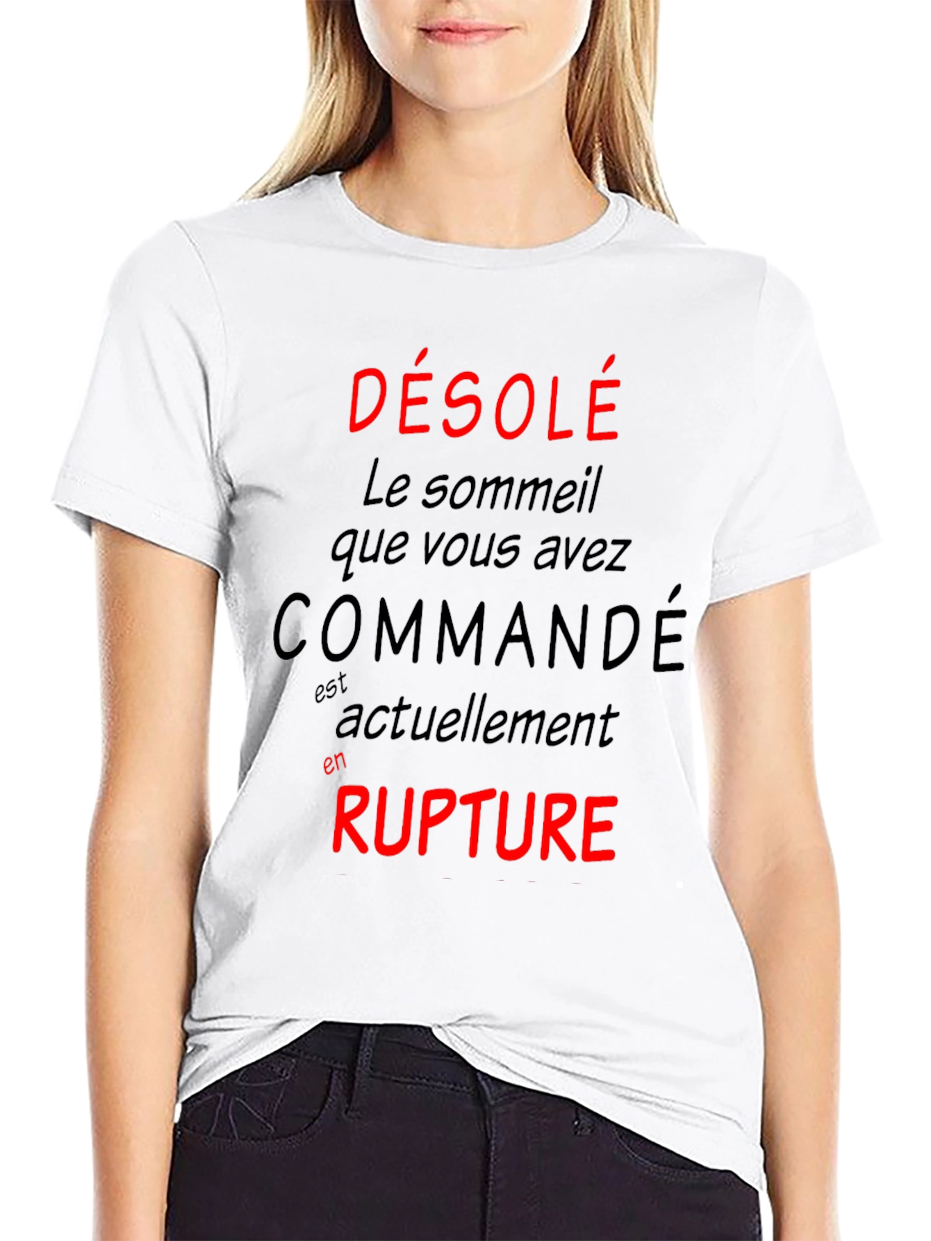 Sleep Deprived French T-Shirt