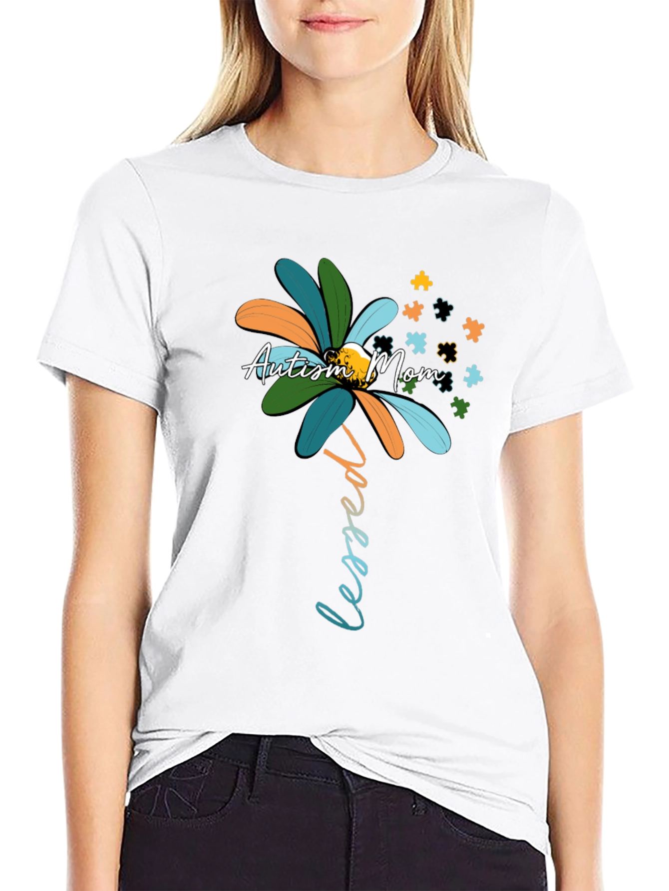 Autism Mom Blessed T-Shirt