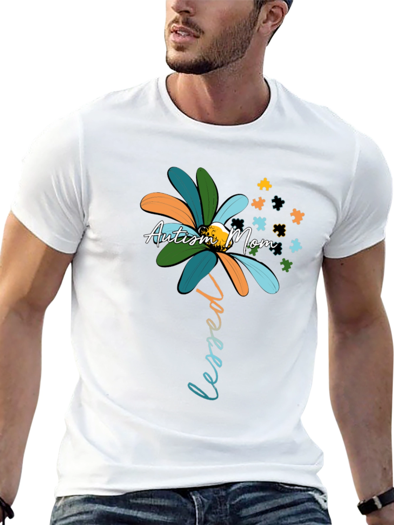 Autism Mom Blessed T-Shirt