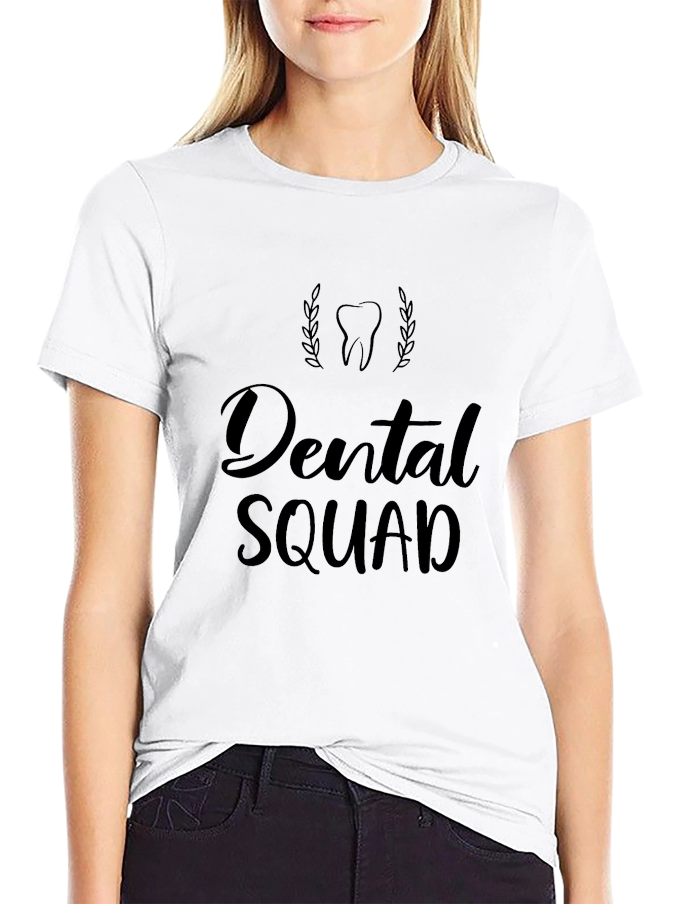 Dental Squad Black Graphic T-Shirt