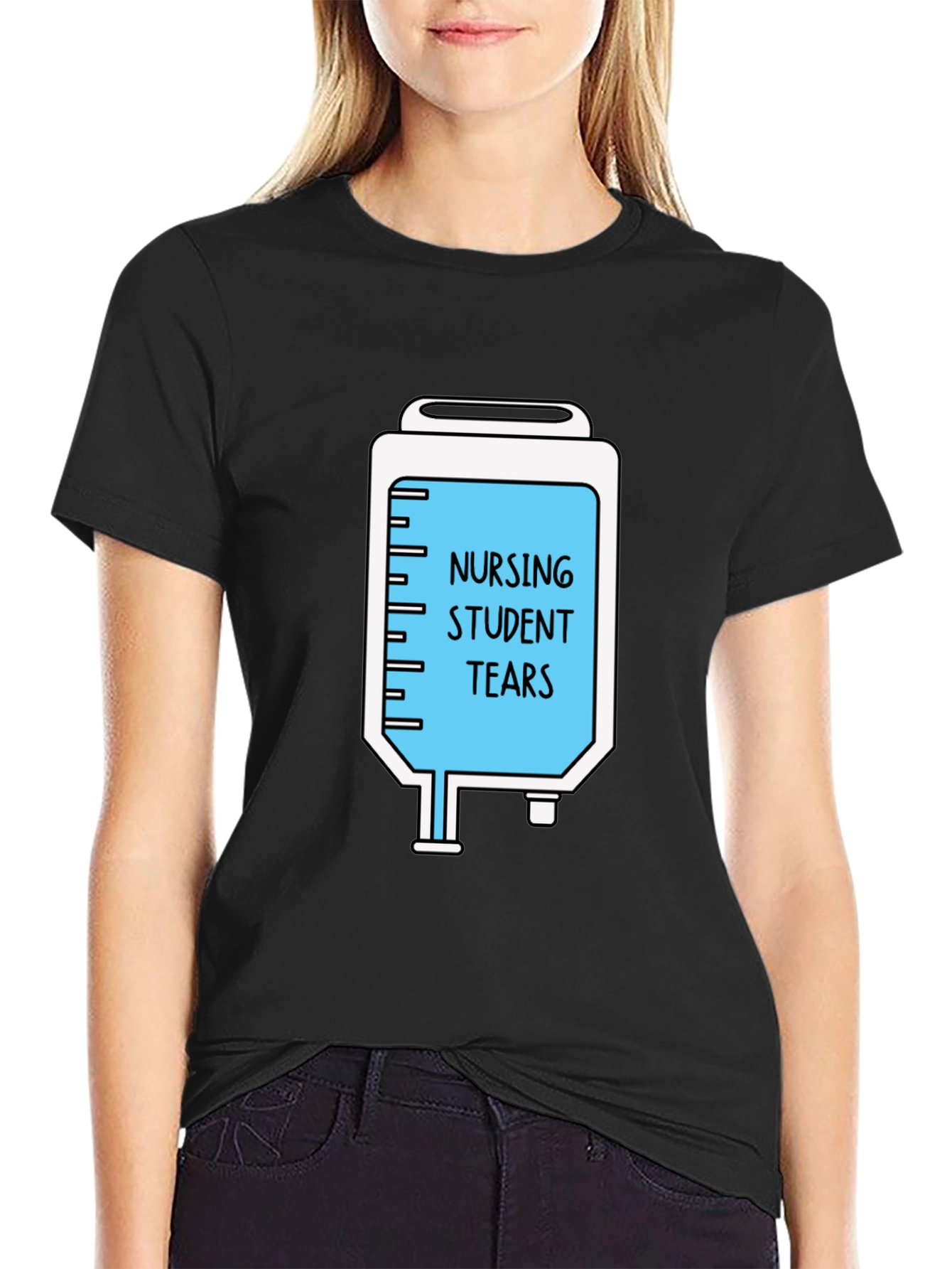 Nursing Student Tears Graphic T-Shirt