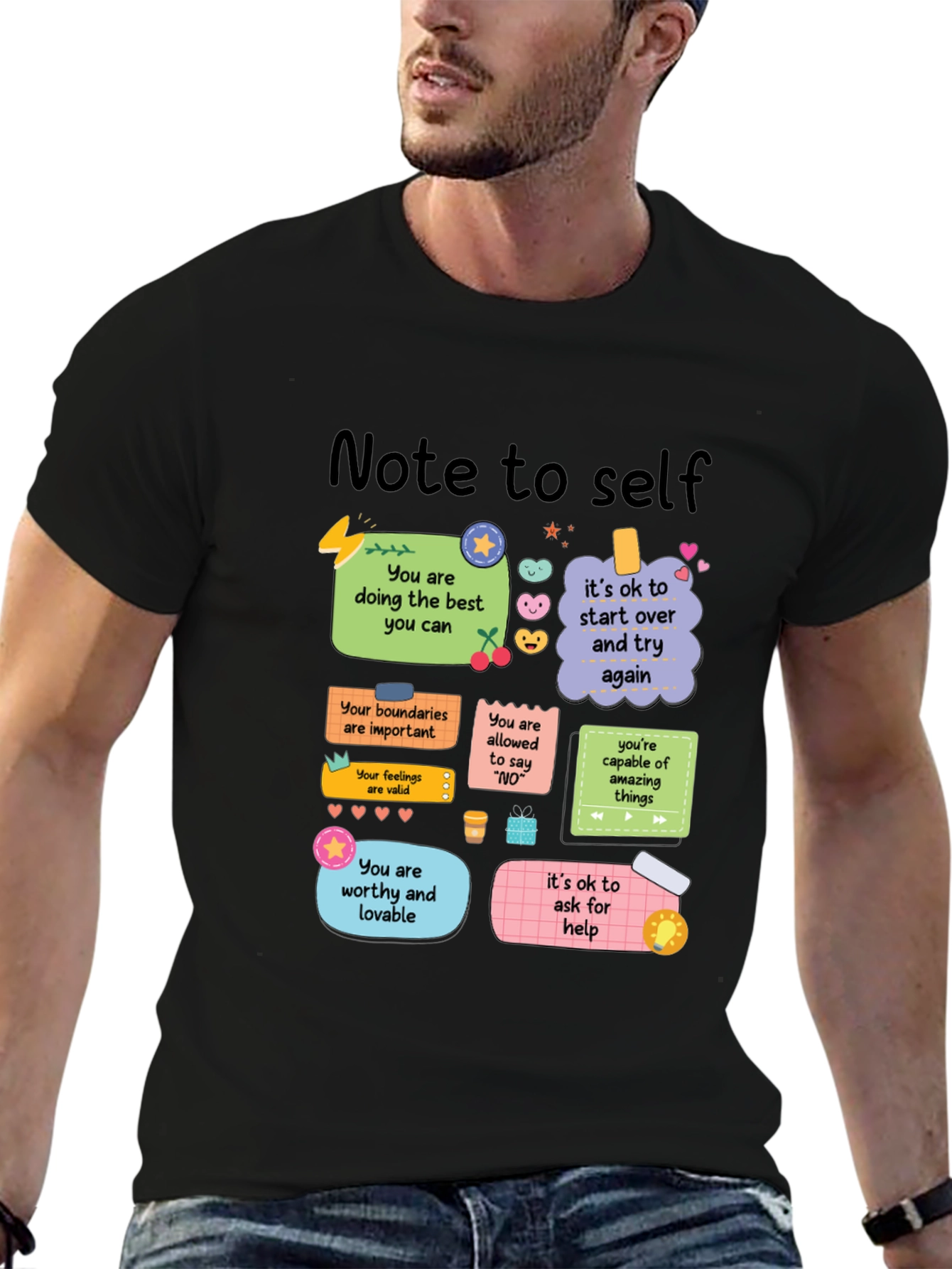 Note to Self T-Shirt - Positive Affirmations