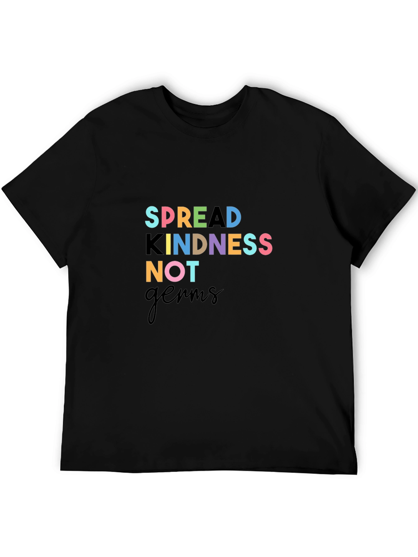 Spread Kindness Black Graphic Tee