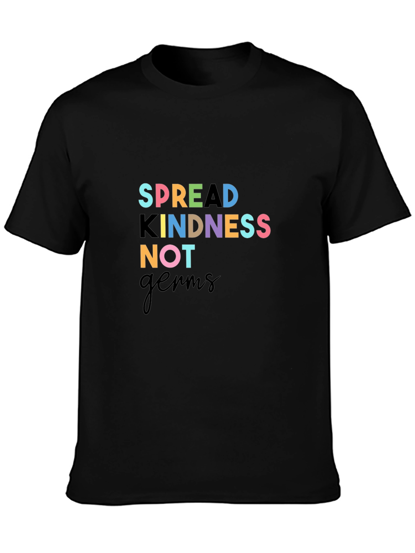 Spread Kindness Black Graphic Tee