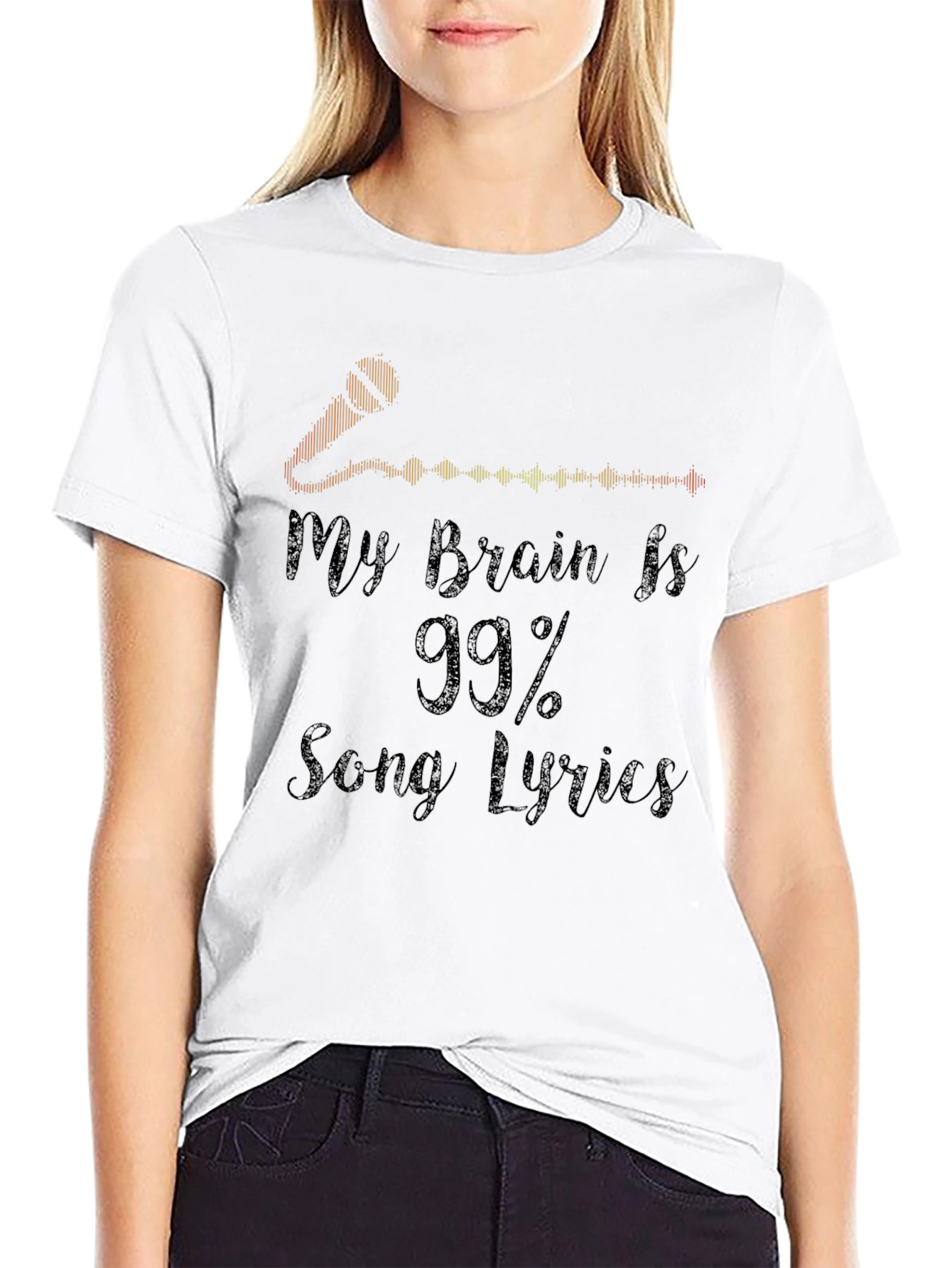 My Brain Is 99% Song Lyrics T-Shirt