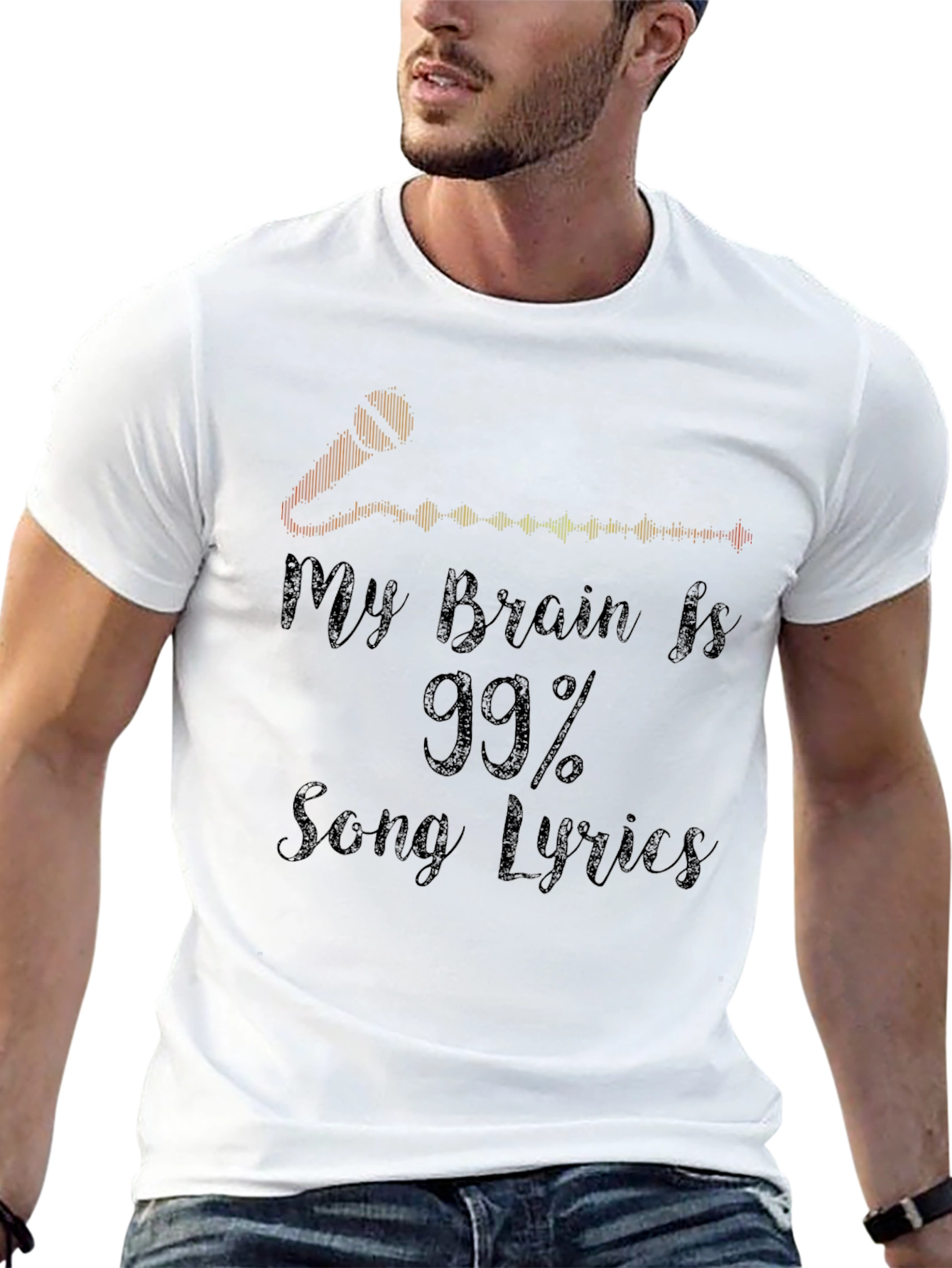 My Brain Is 99% Song Lyrics T-Shirt