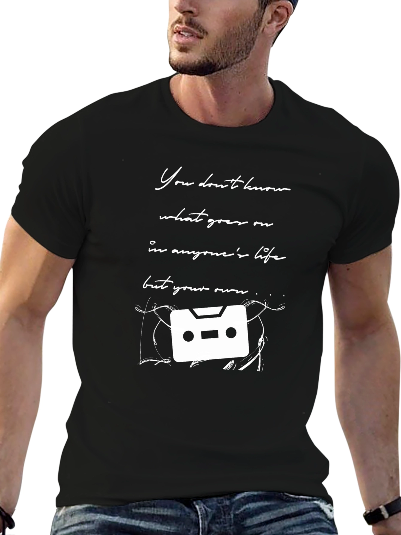 Cassette Tape Graphic T-Shirt
