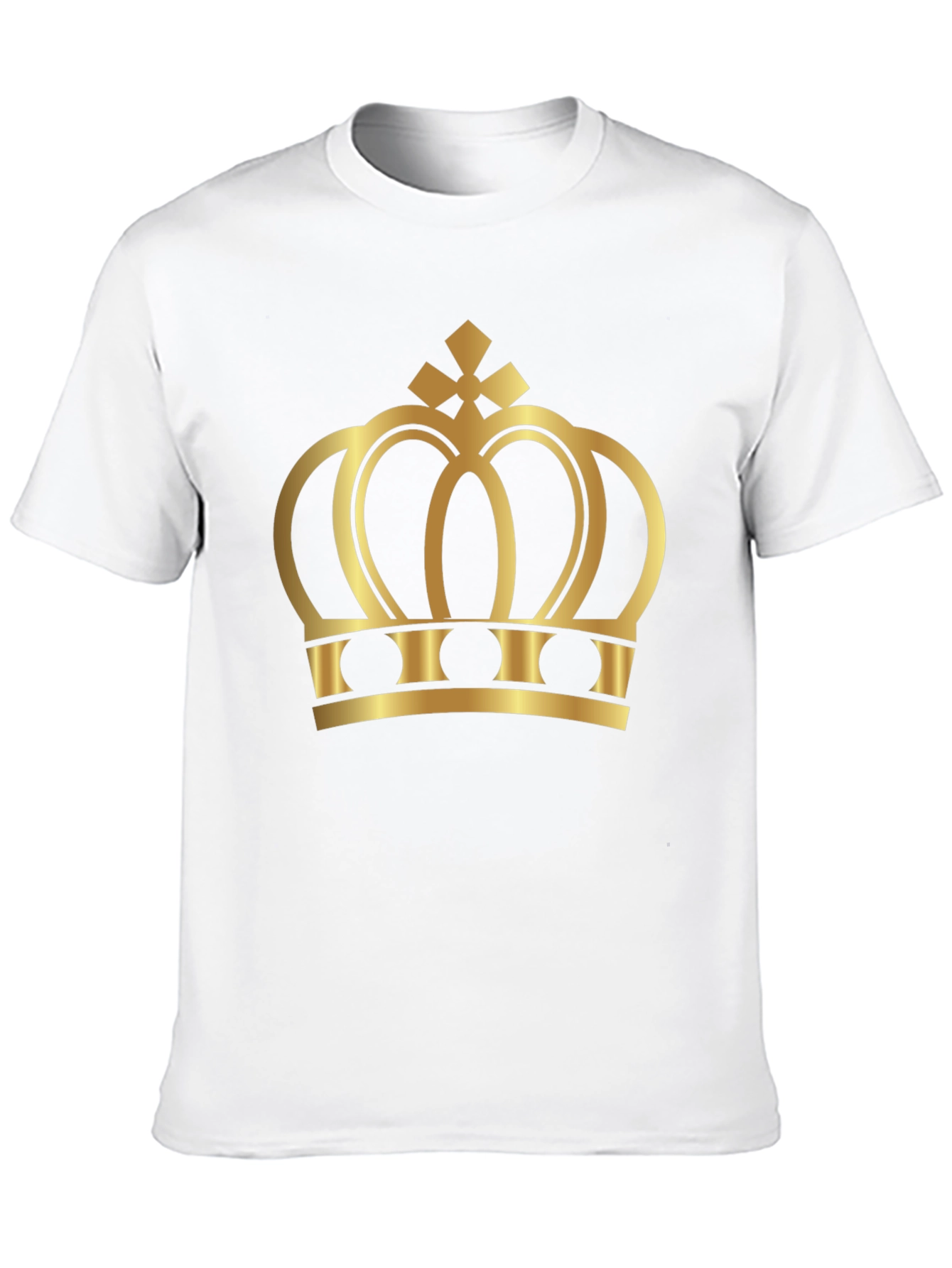 Gold Crown Graphic Black T-Shirt