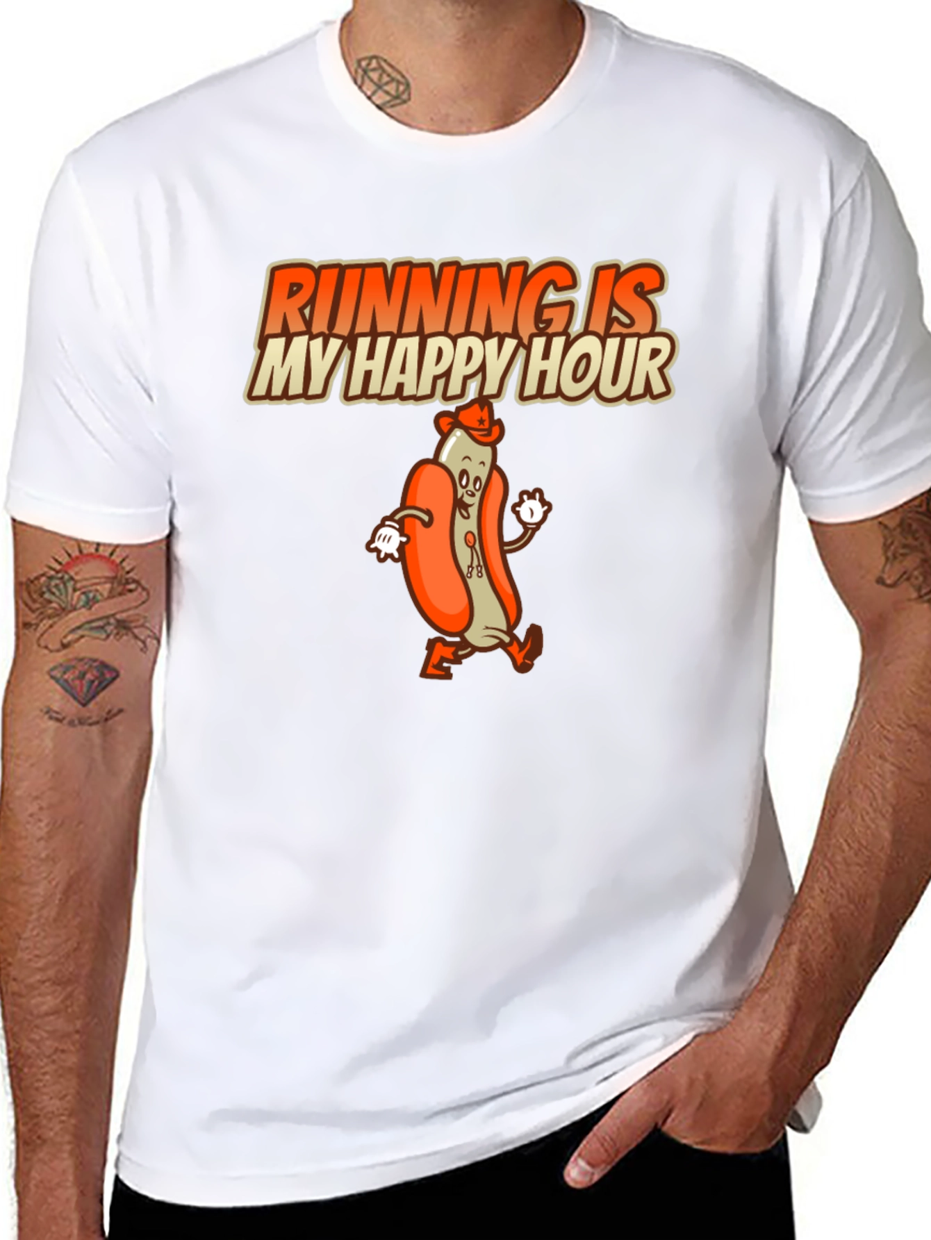 Running is My Happy Hour T-Shirt