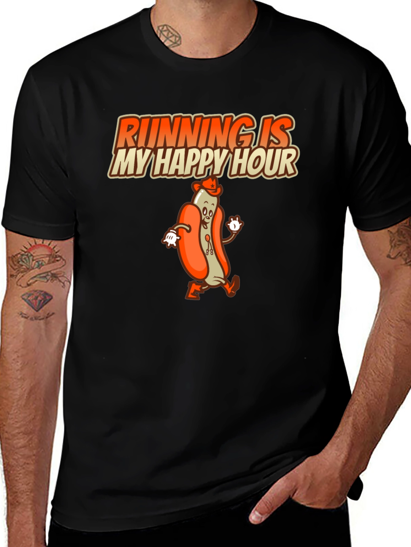 Running is My Happy Hour T-Shirt