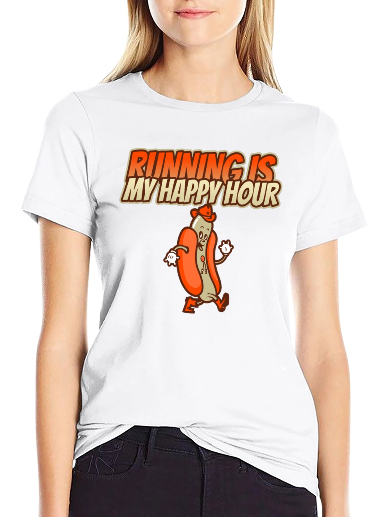 Running is My Happy Hour T-Shirt