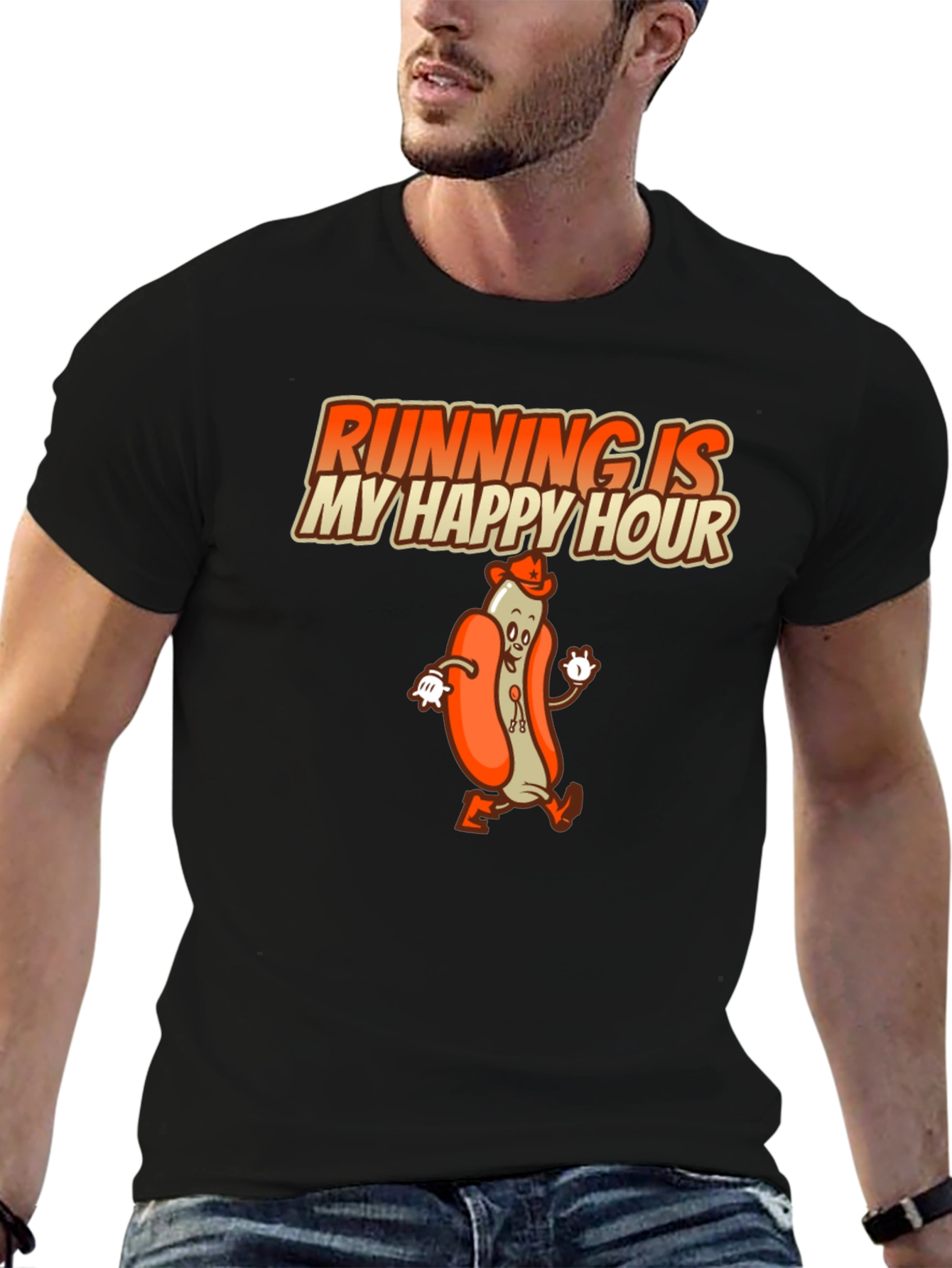 Running is My Happy Hour T-Shirt