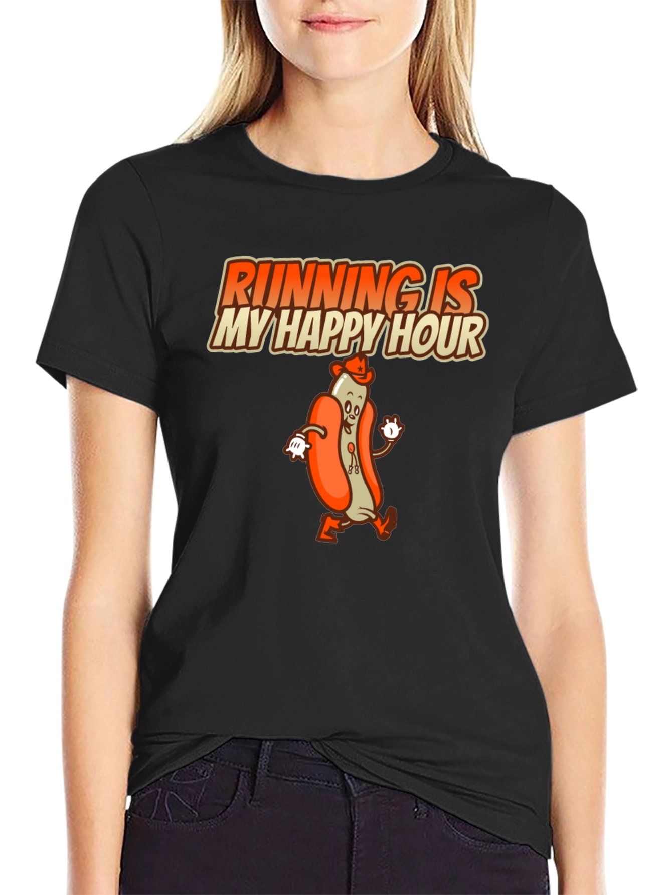 Running is My Happy Hour T-Shirt