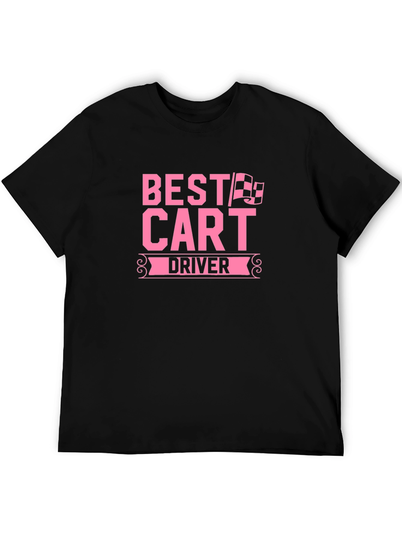 Best Cart Driver T-Shirt - Pink Graphic Tee