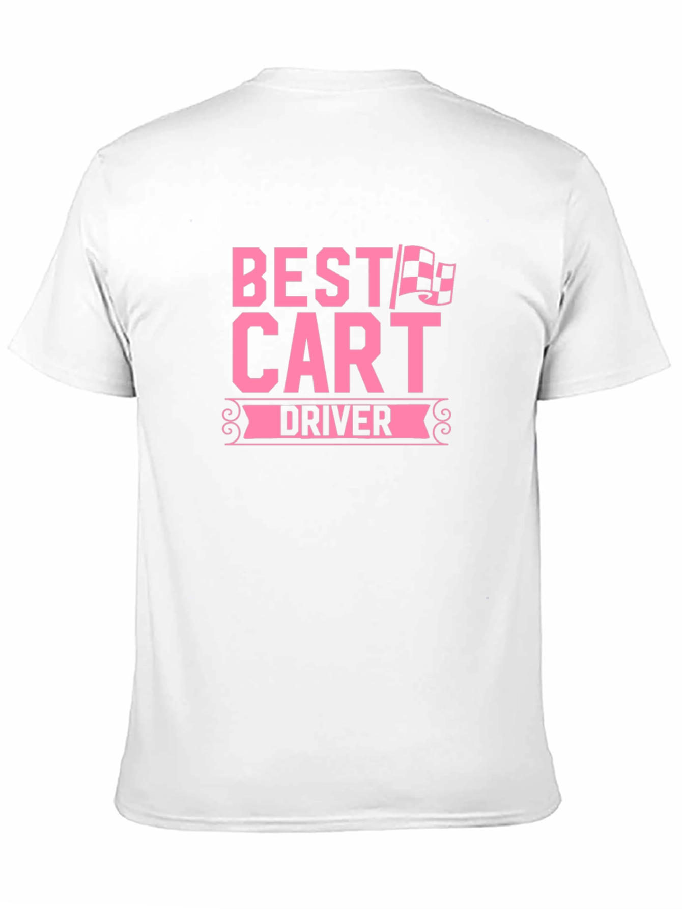 Best Cart Driver T-Shirt - Pink Graphic Tee