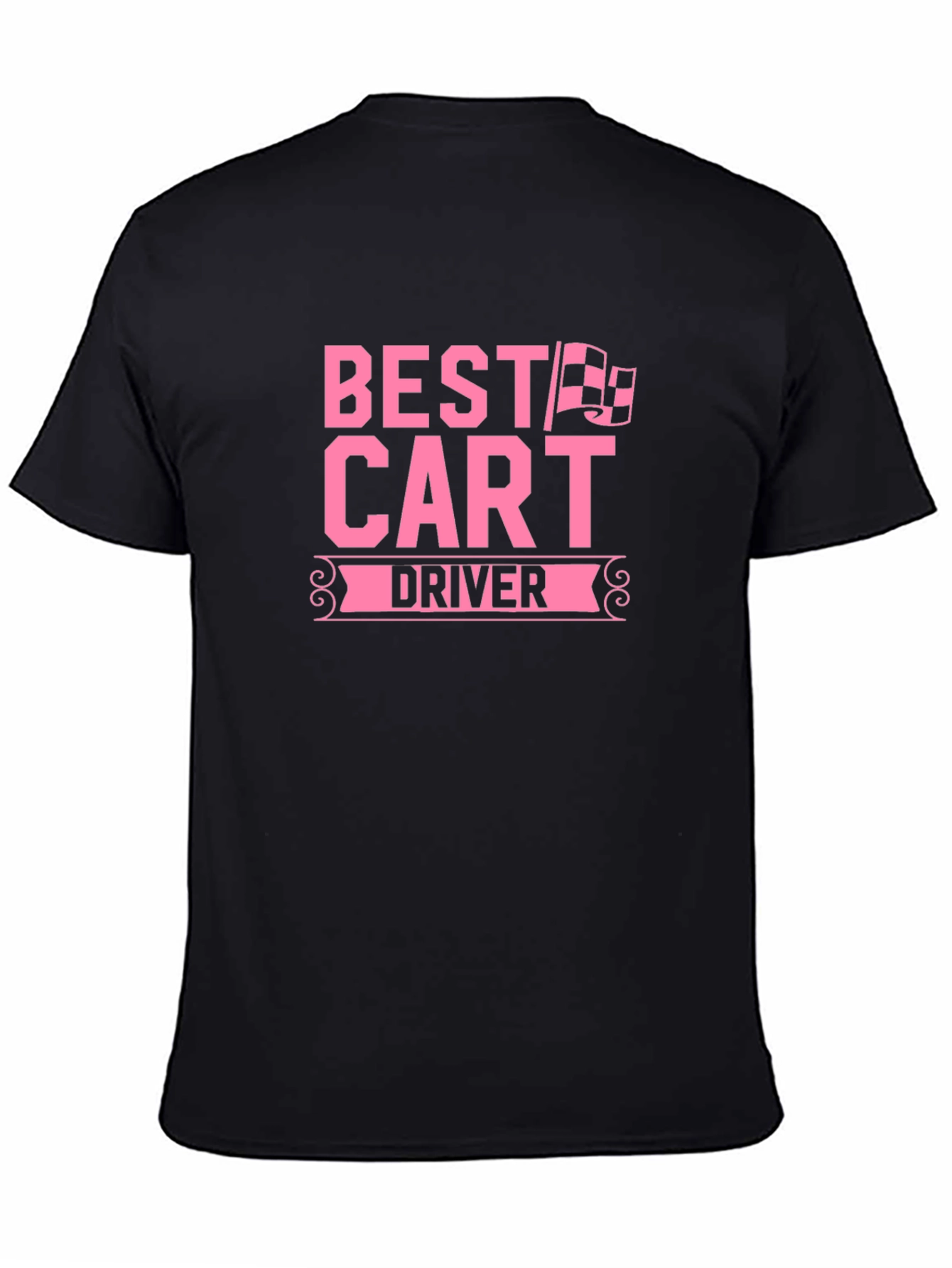 Best Cart Driver T-Shirt - Pink Graphic Tee
