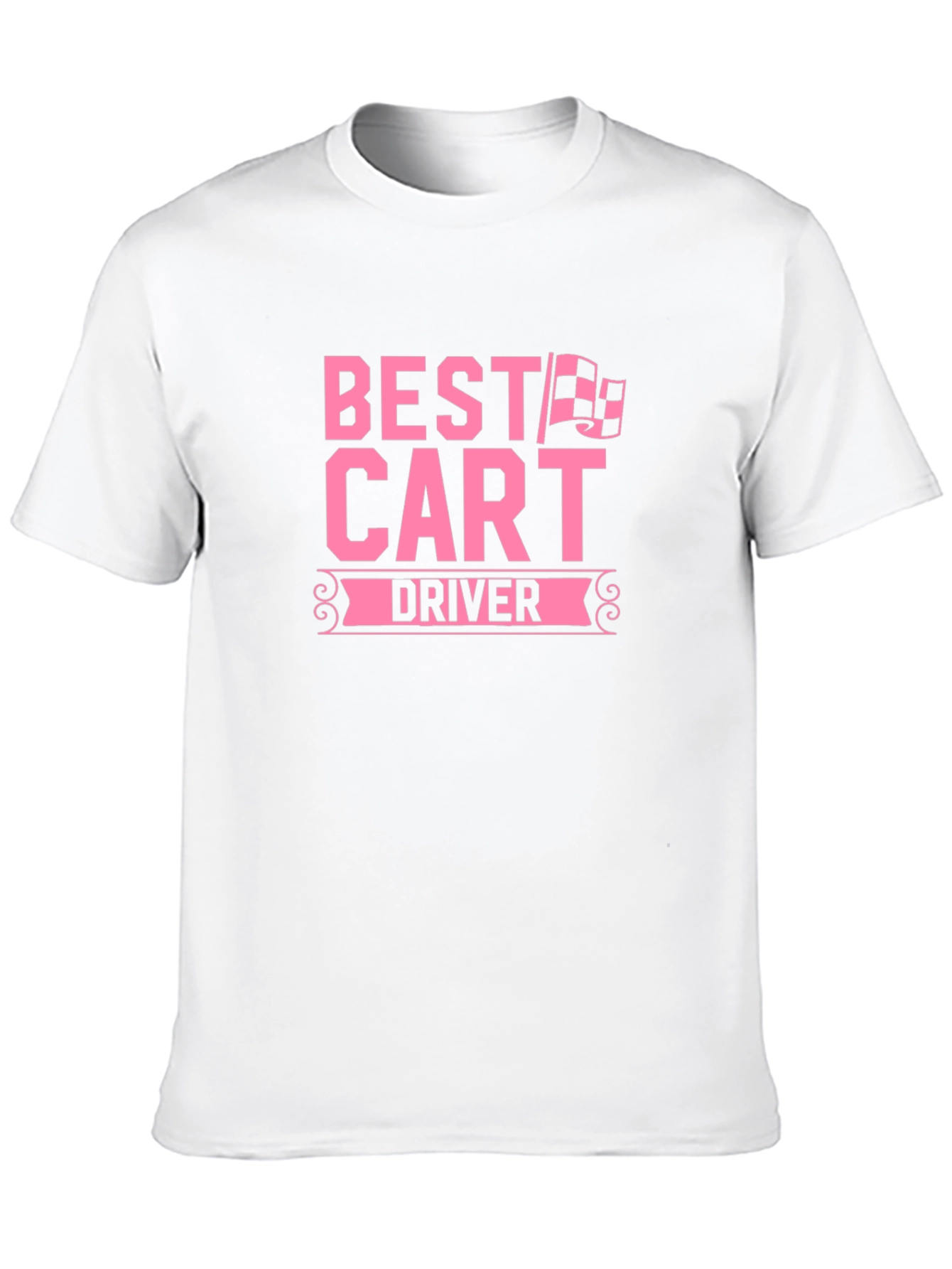Best Cart Driver T-Shirt - Pink Graphic Tee