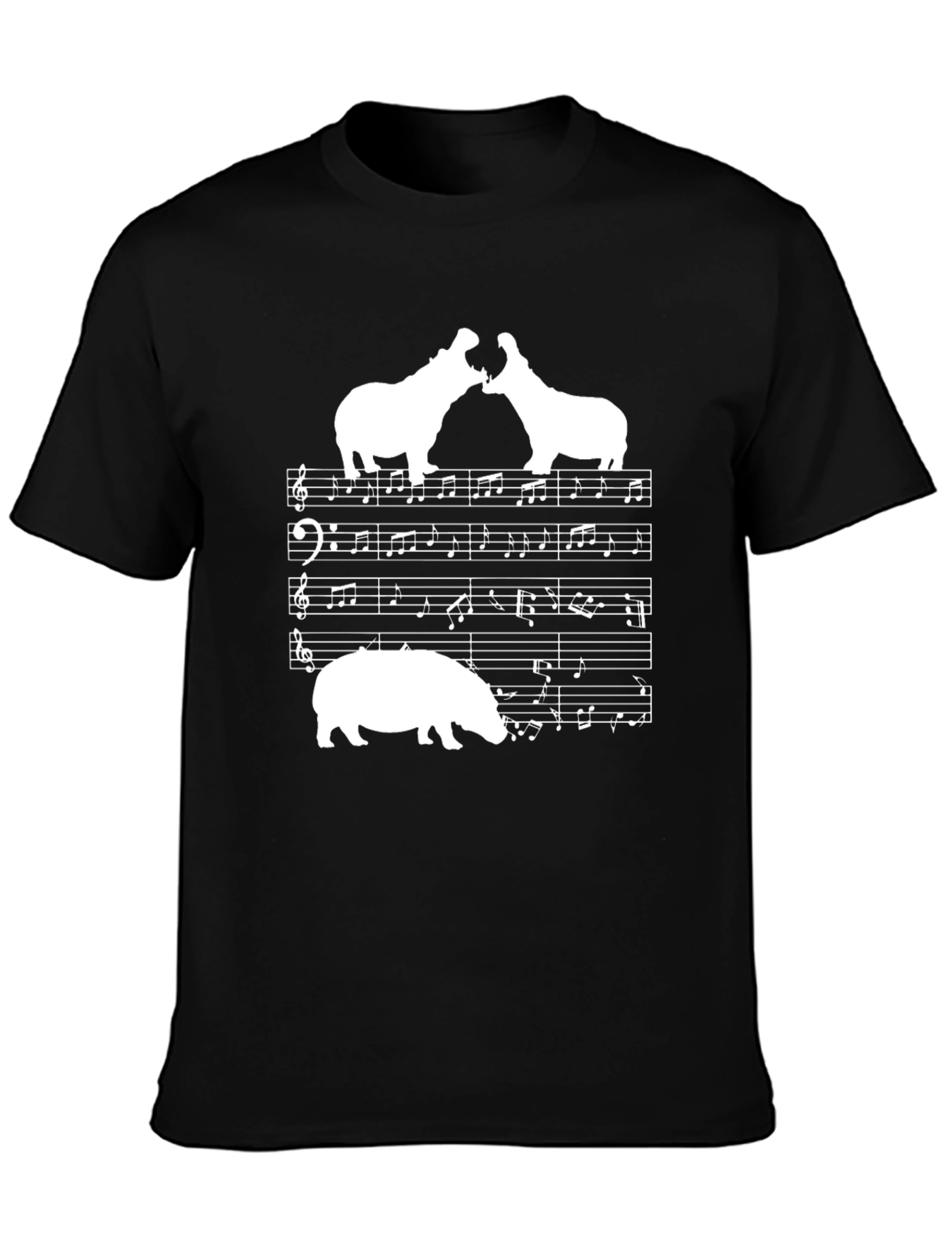 Musical Hippo T-Shirt