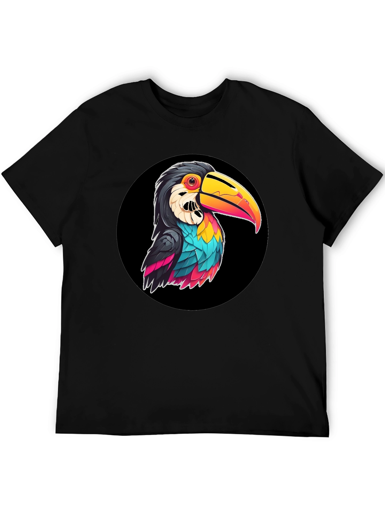 Toucan Graphic T-Shirt - Bold & Vibrant Design