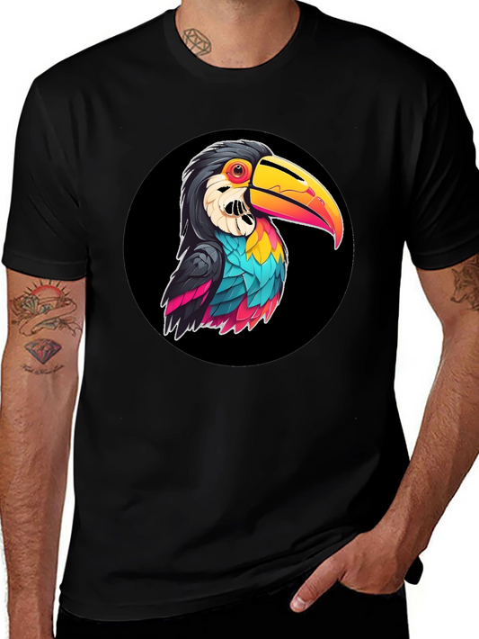 Toucan Graphic T-Shirt - Bold & Vibrant Design