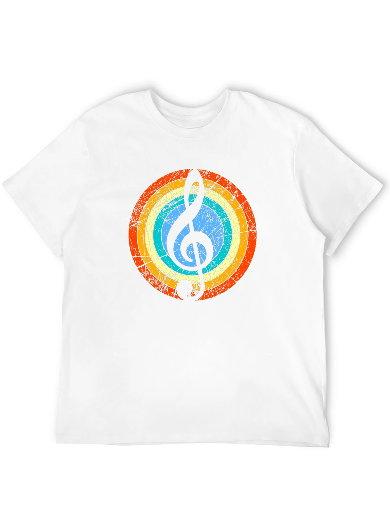 Retro Music Note Graphic Tee