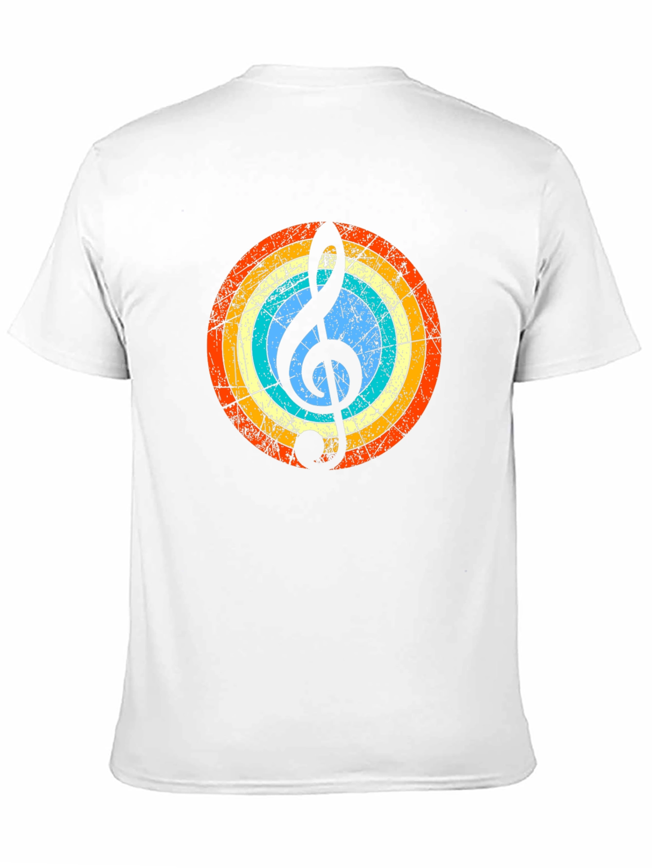 Retro Music Note Graphic Tee
