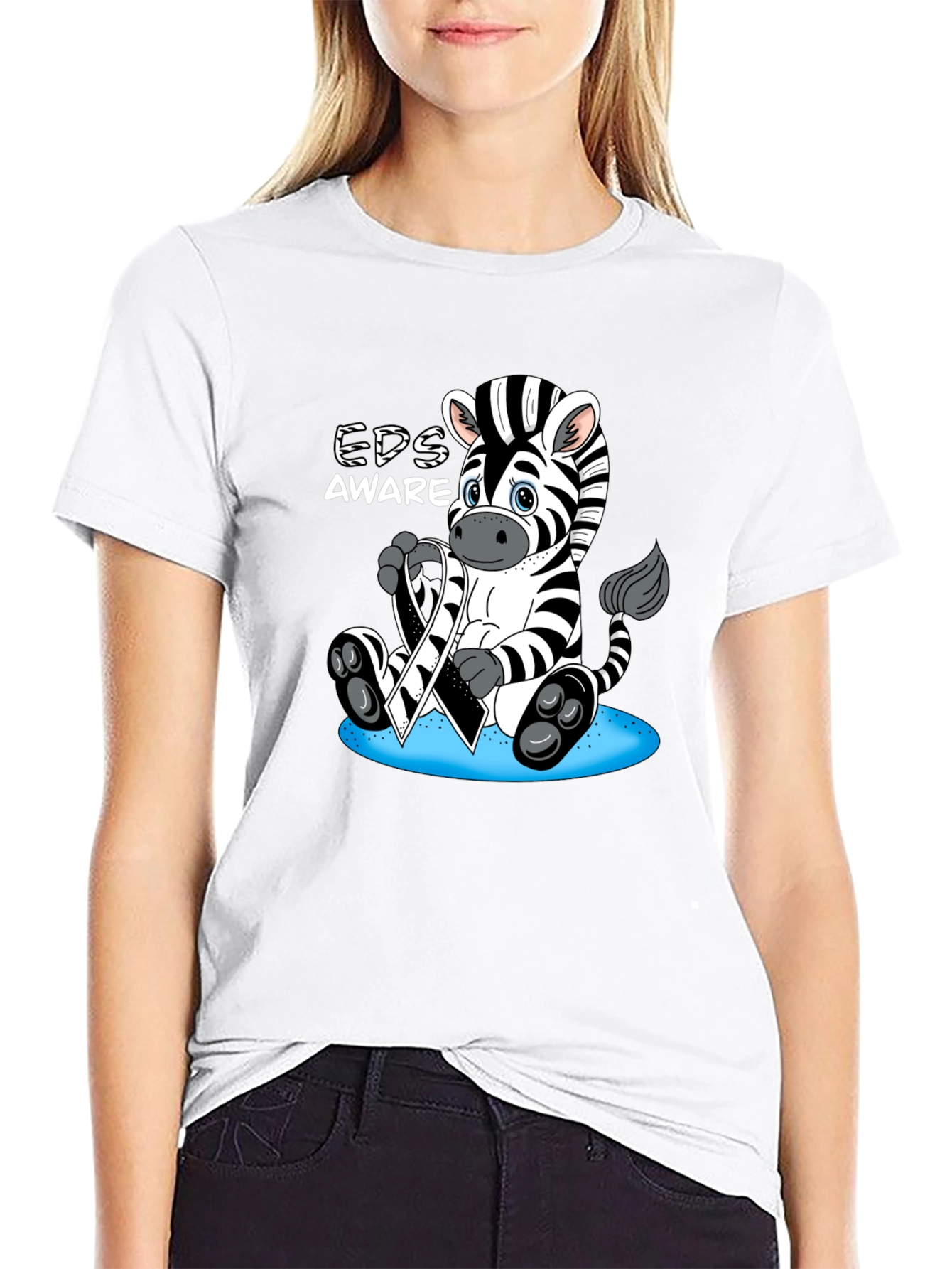 EDS Awareness Zebra T-Shirt