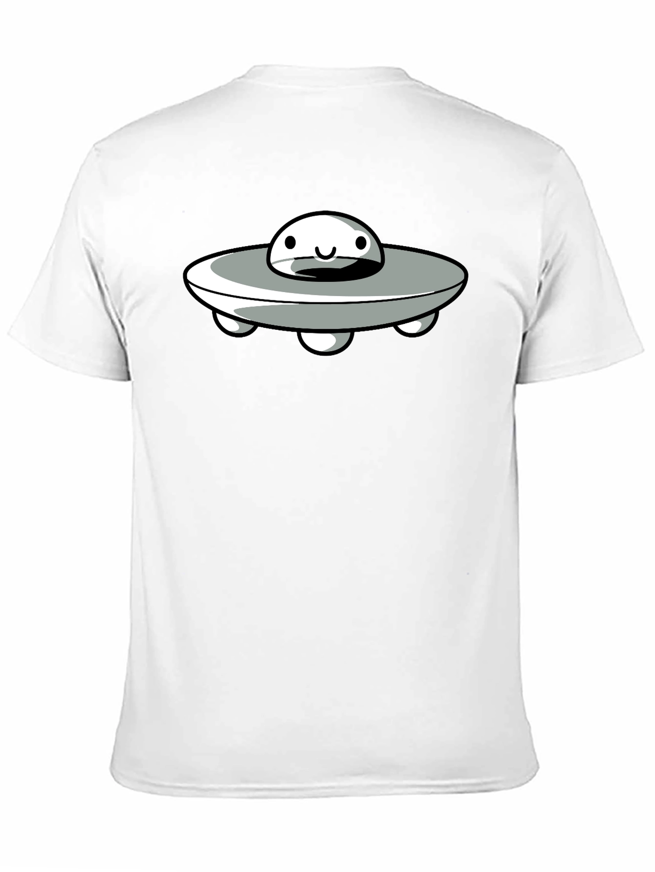 UFO Graphic Tee - Black Cotton Blend