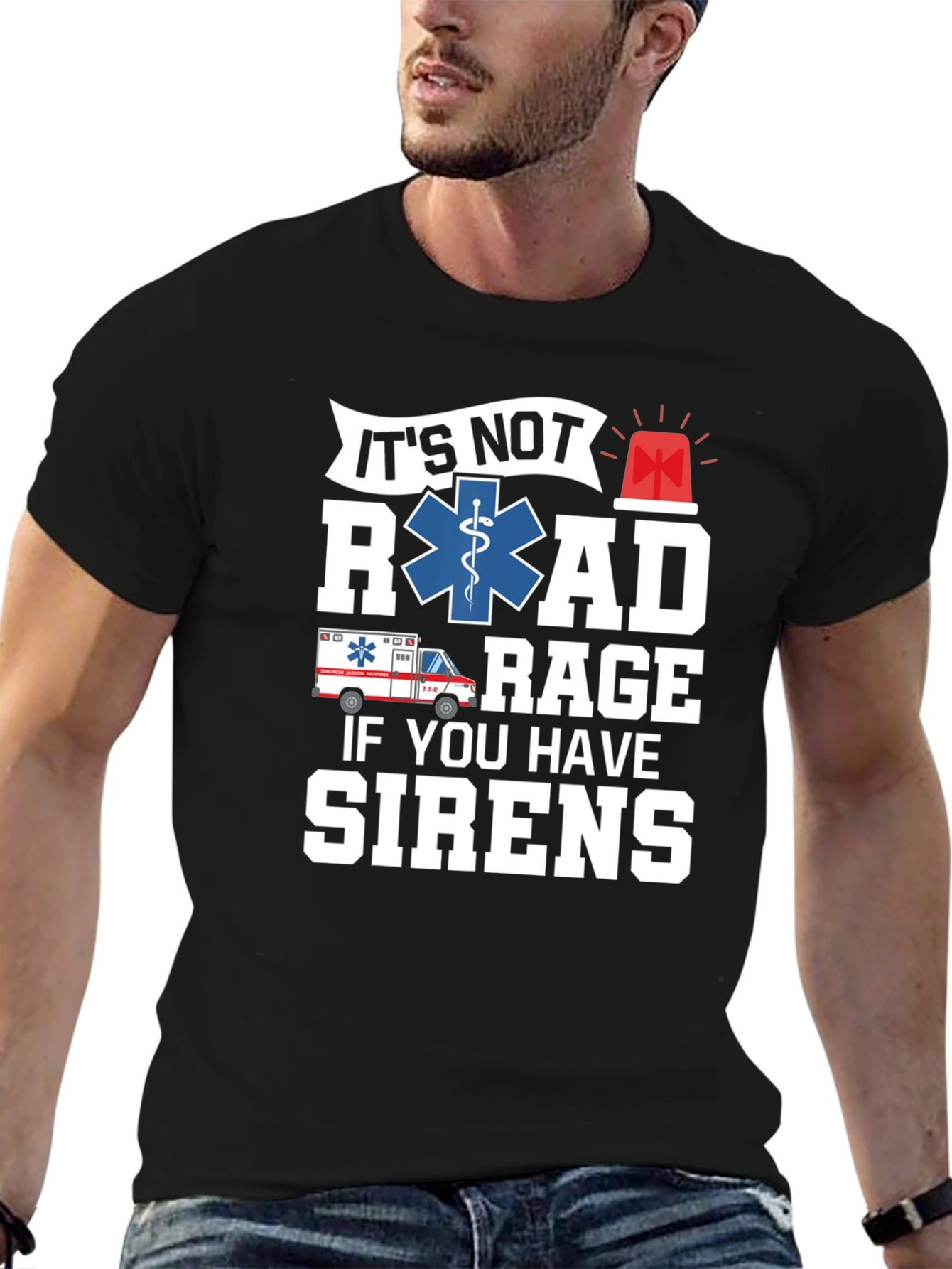 EMS Road Rage Sirens T-Shirt - Paramedic EMT