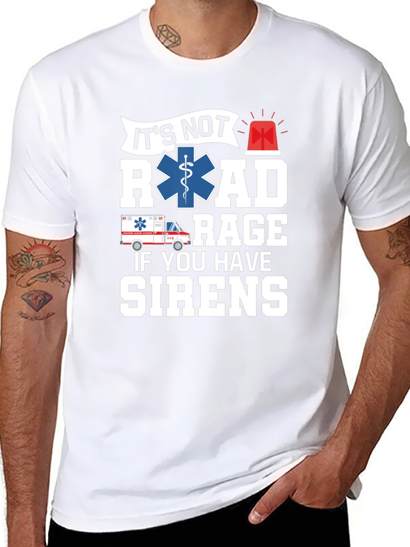 EMS Road Rage Sirens T-Shirt - Paramedic EMT