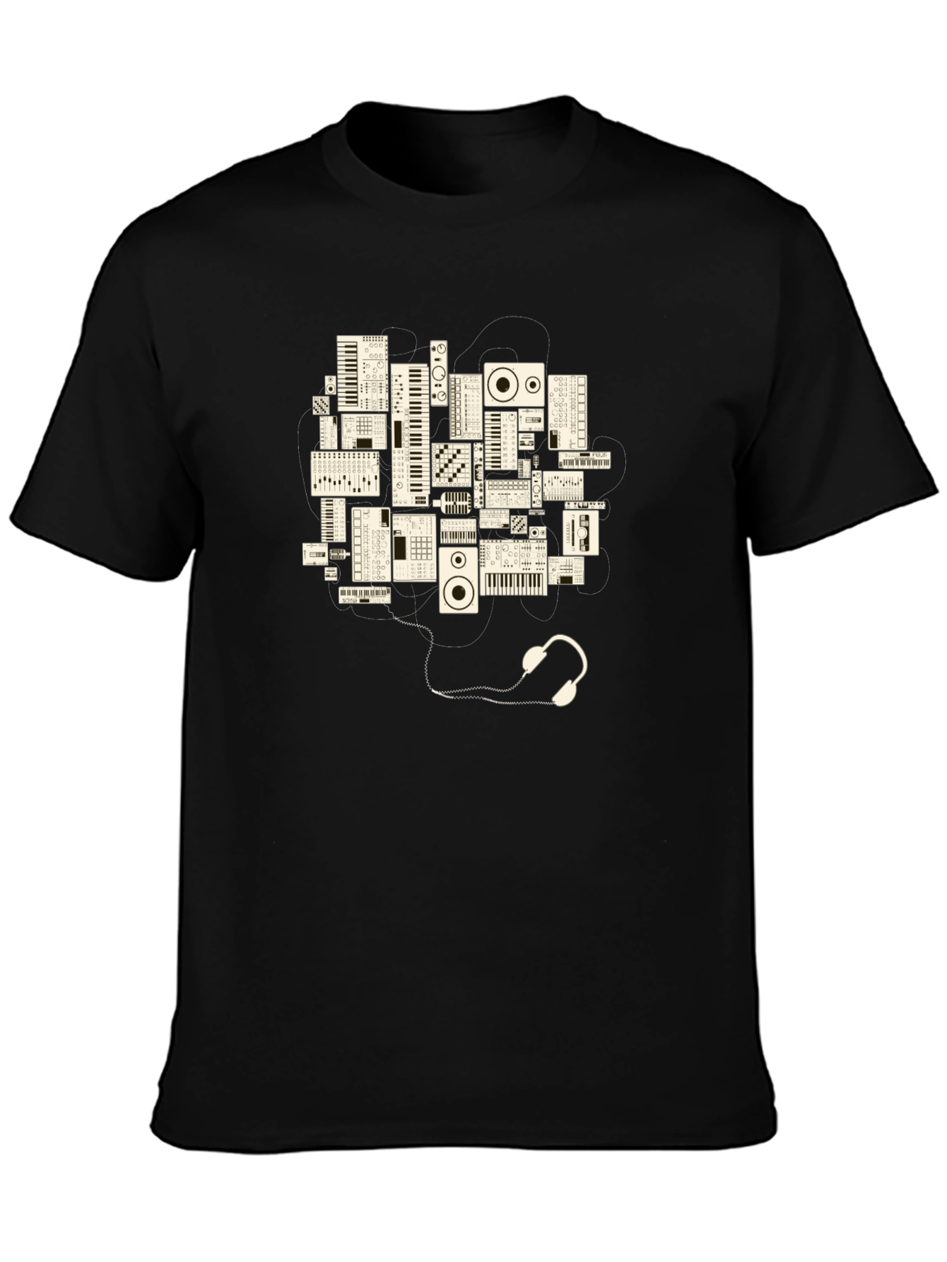 Synth Head T-Shirt - Music Producer Tee