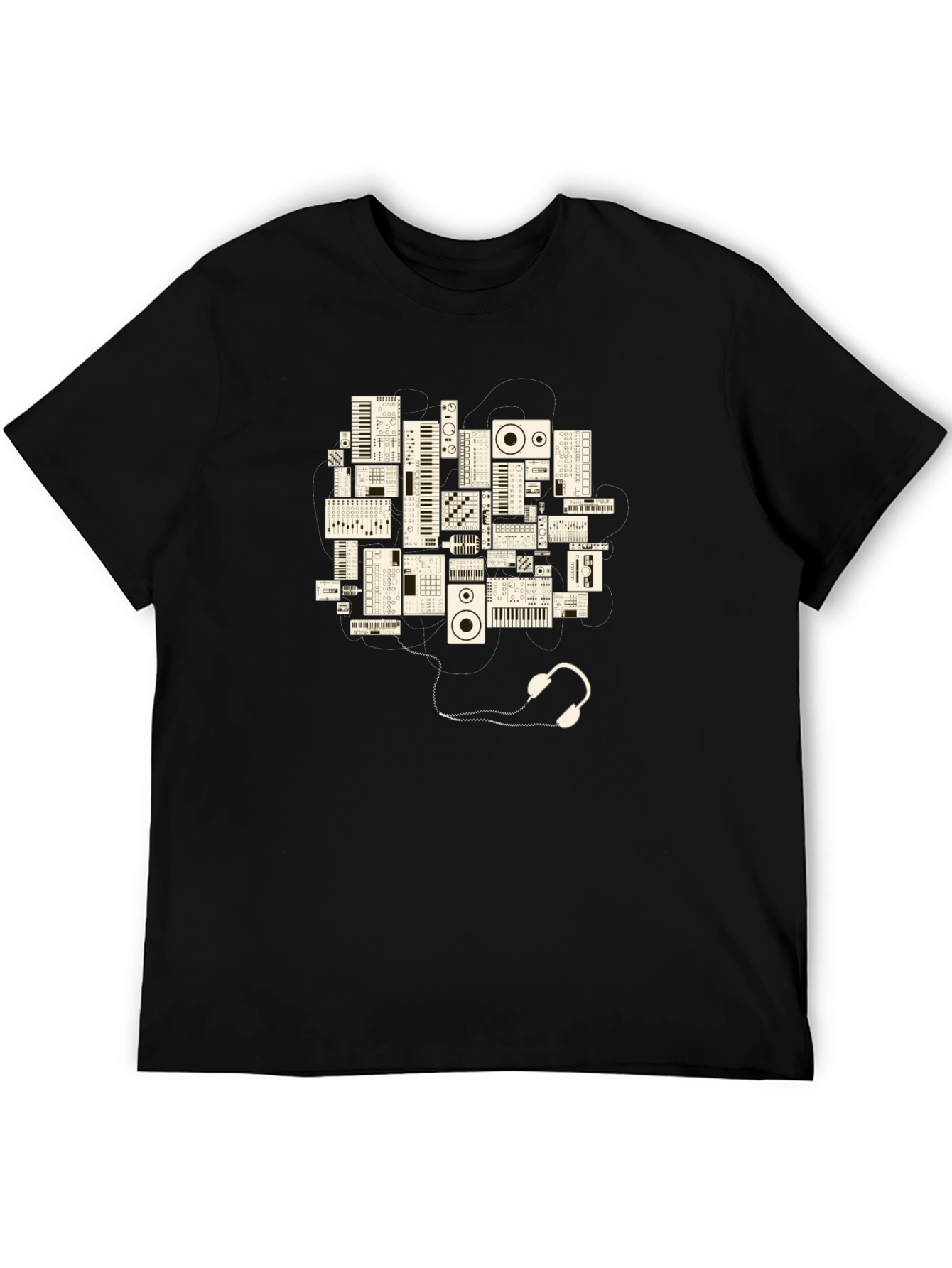 Synth Head T-Shirt - Music Producer Tee