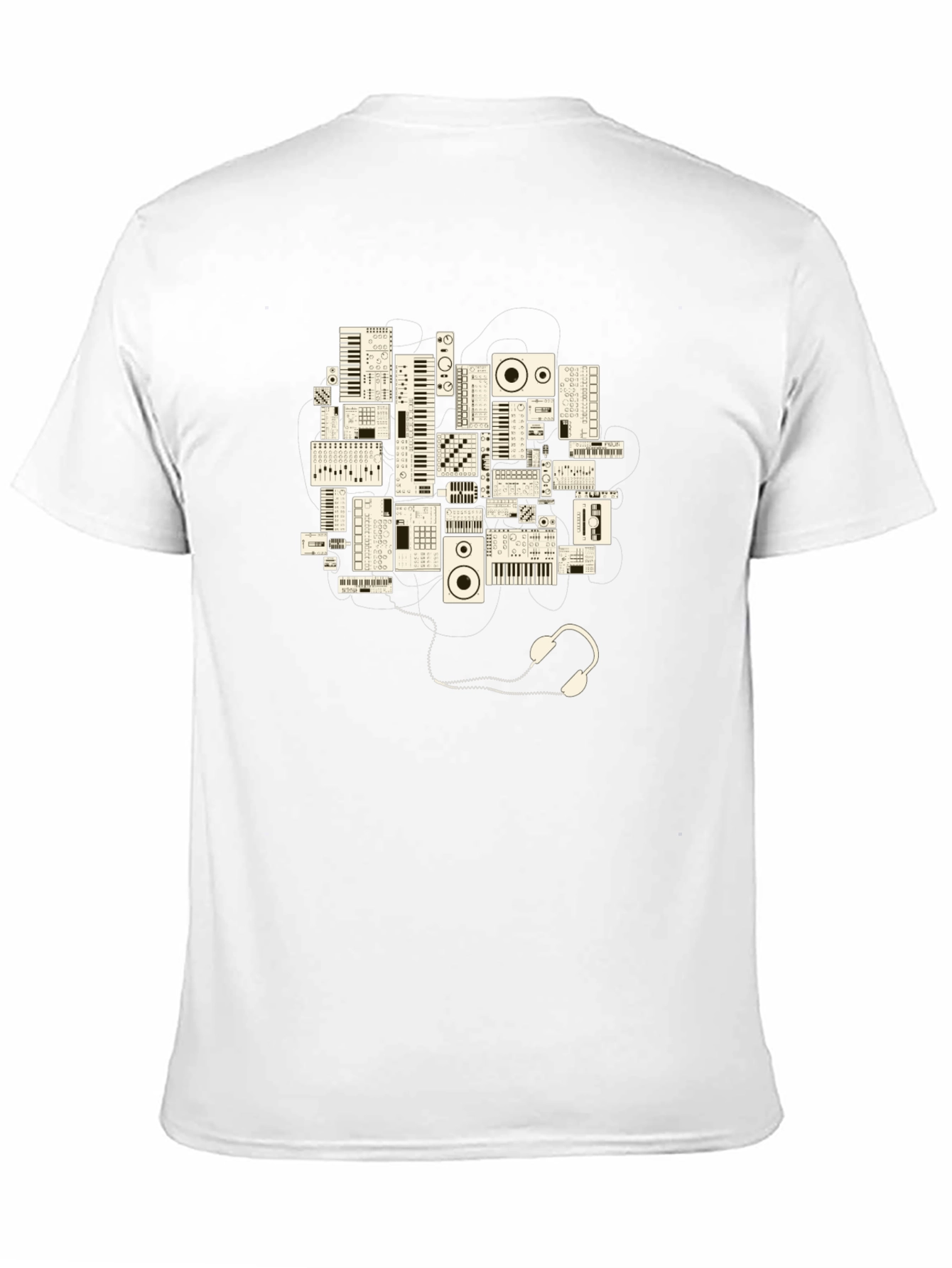 Synth Head T-Shirt - Music Producer Tee