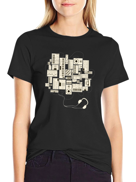 Synth Head T-Shirt - Music Producer Tee
