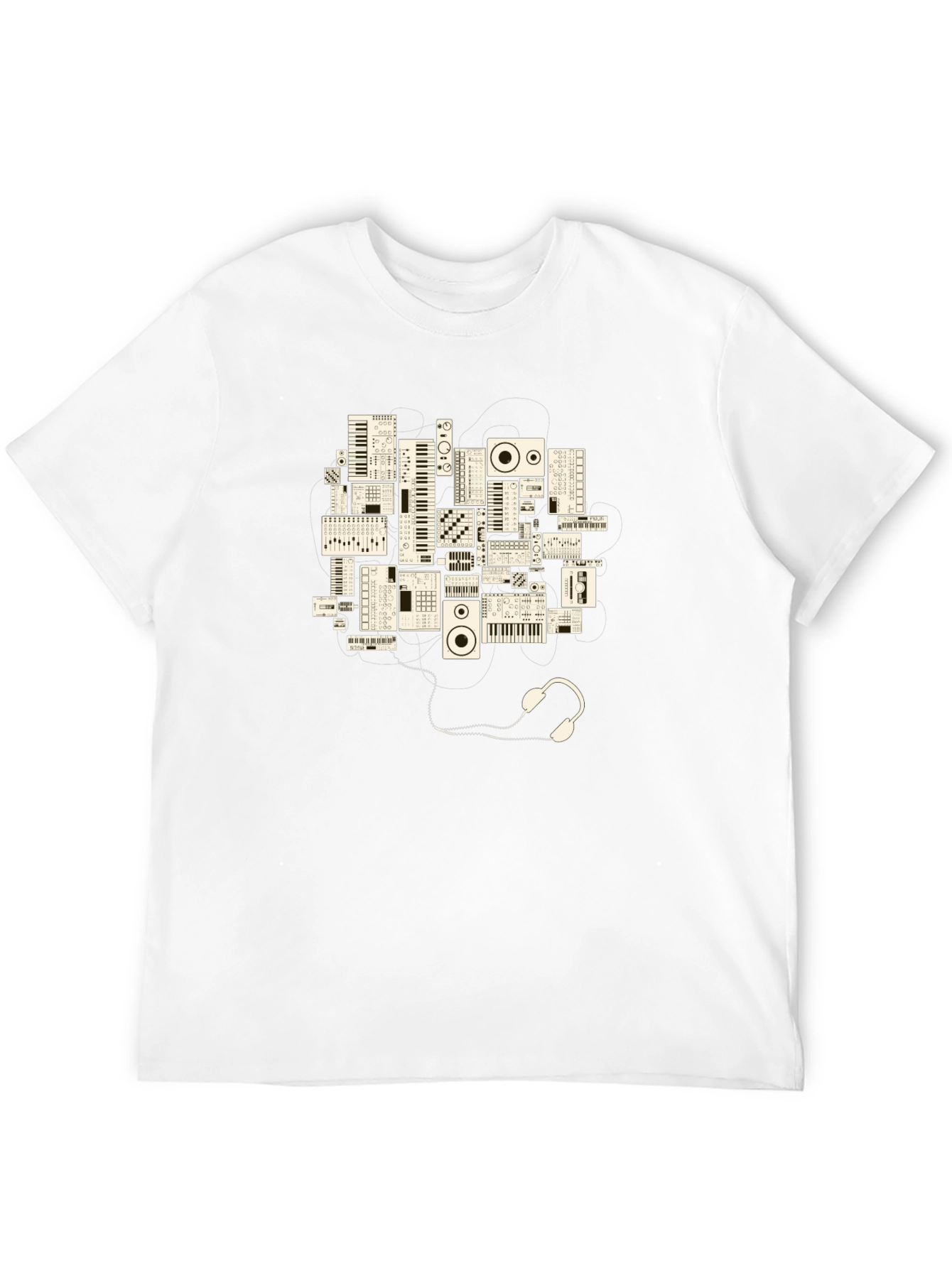 Synth Head T-Shirt - Music Producer Tee